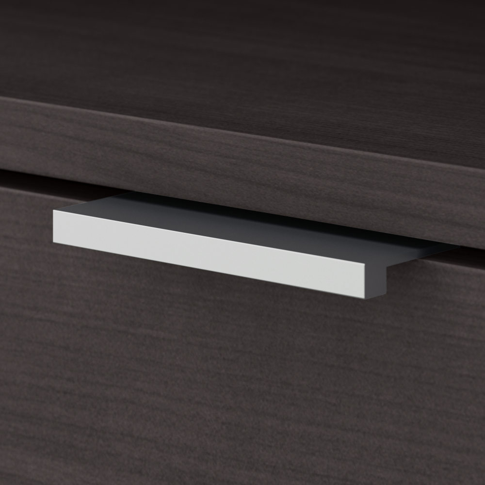 Shop Bush Business Furniture Jamestown Low Storage Cabinet with Doors and Shelves, Image 05, JTS160SG, #color_storm gray