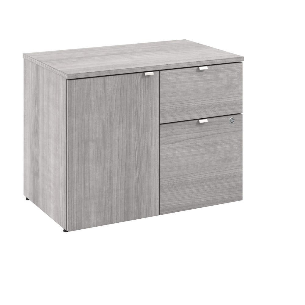 Shop Bush Business Furniture Stratus 30W Office Storage Cabinet with Drawers, Image 01, SUS130PG, #color_platinum gray