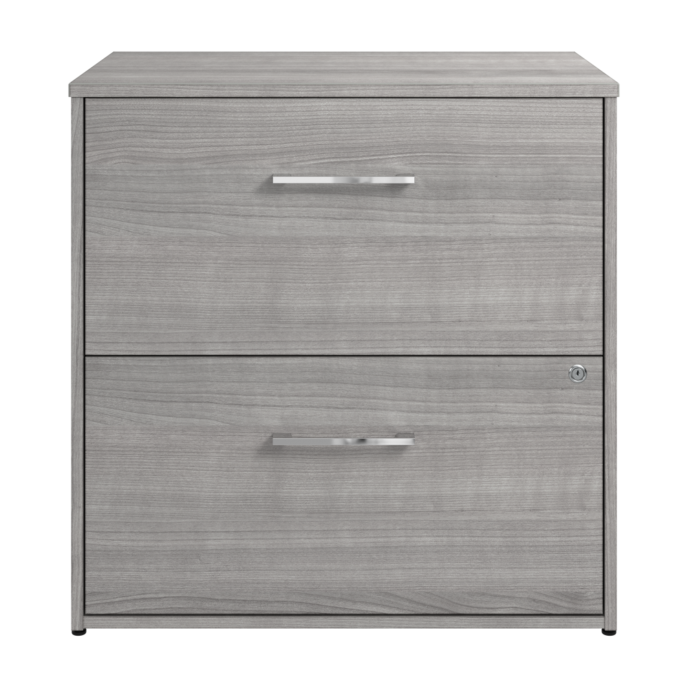 Shop Bush Business Furniture Hustle 2 Drawer Lateral File Cabinet, Image 03, HUF130PG, #color_platinum gray