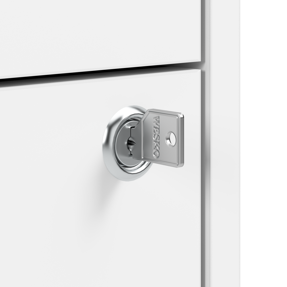 Shop Bush Business Furniture Hustle 2 Drawer Lateral File Cabinet, Image 06, HUF130WH, #color_white