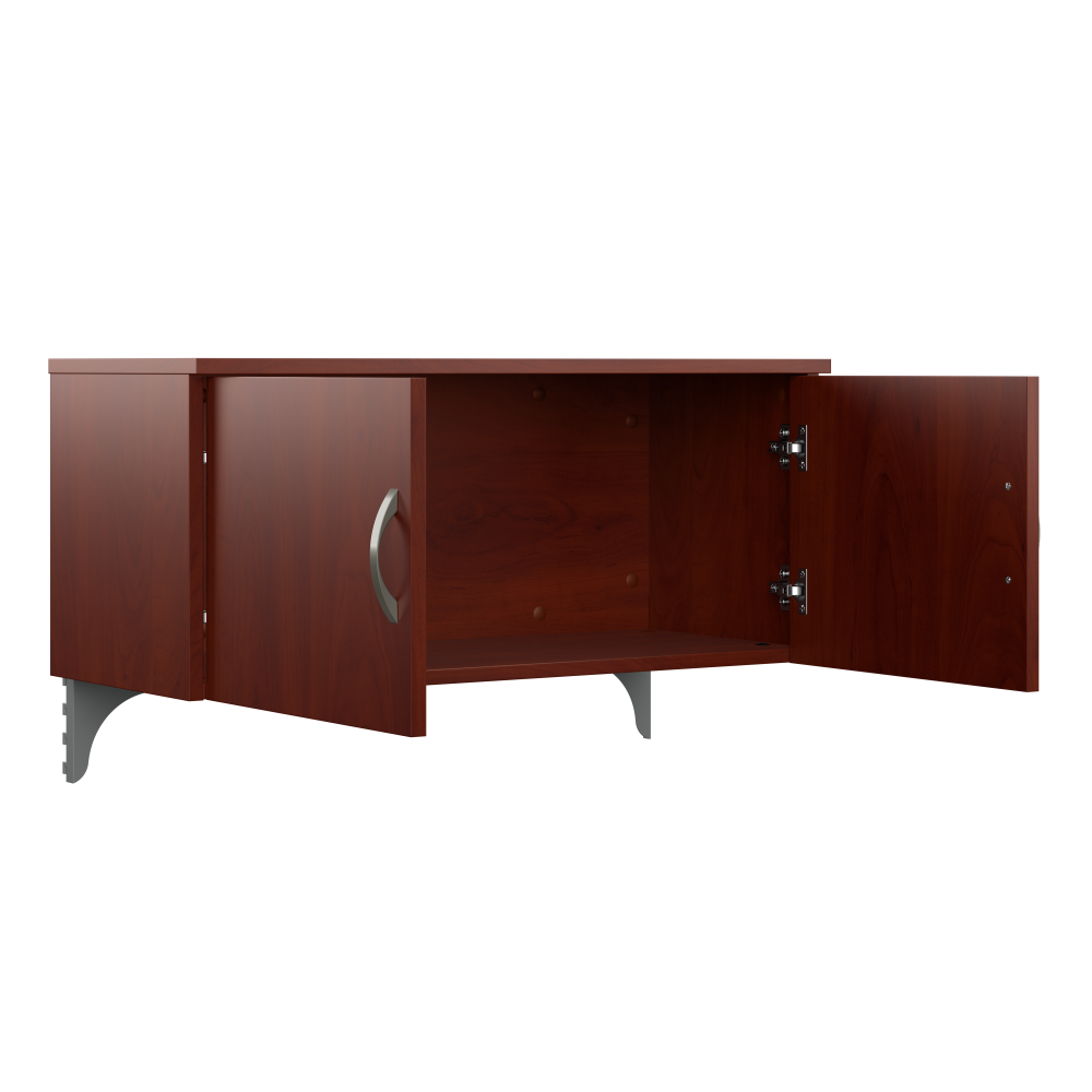 Shop Bush Business Furniture Office in an Hour 65W L Shaped Cubicle Desk with Storage, Drawers, and Organizers, Image 06, WC36494-03STGK, #color_hansen cherry