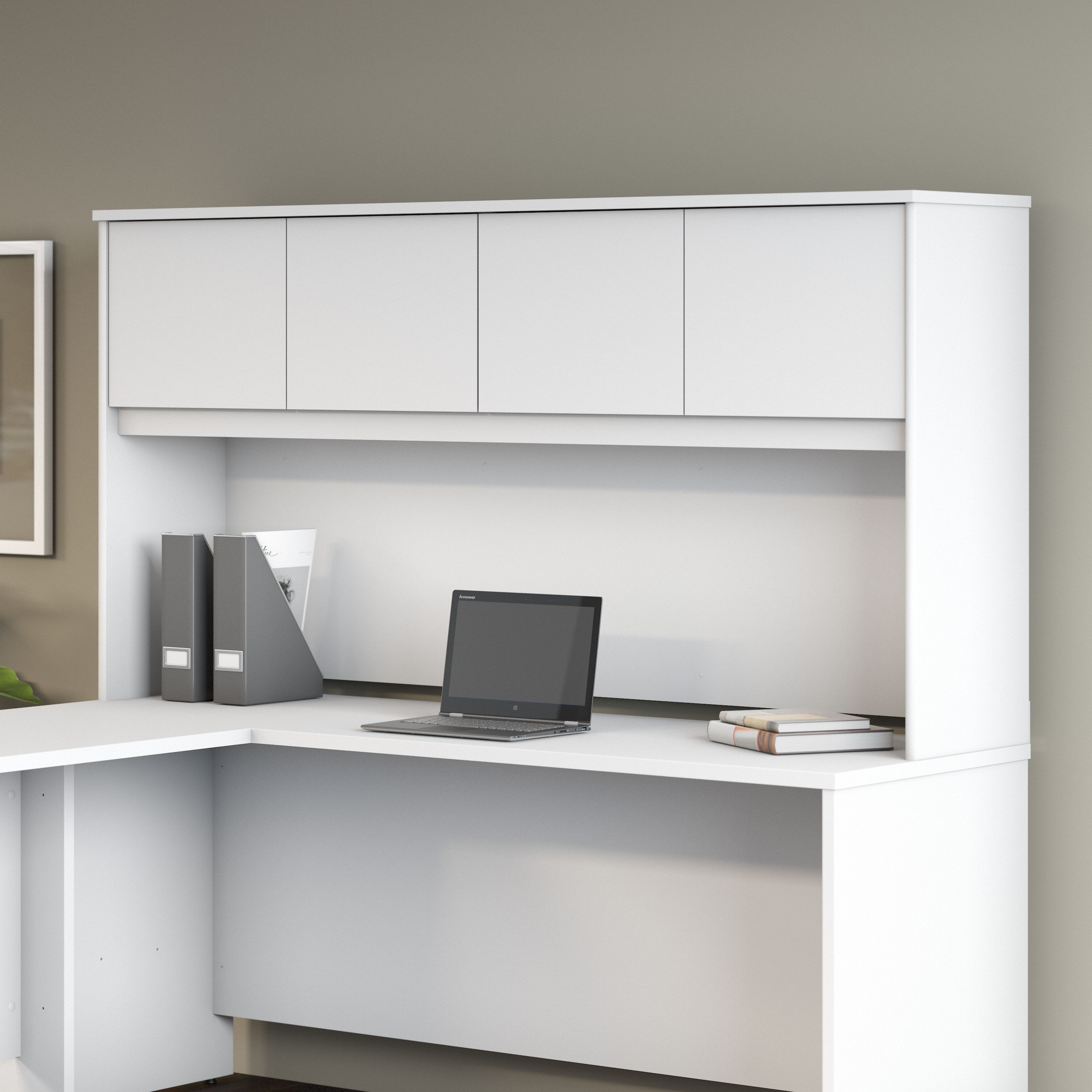Shop Bush Business Furniture Studio C 72W Desk Hutch 01 SCH172WH #color_white