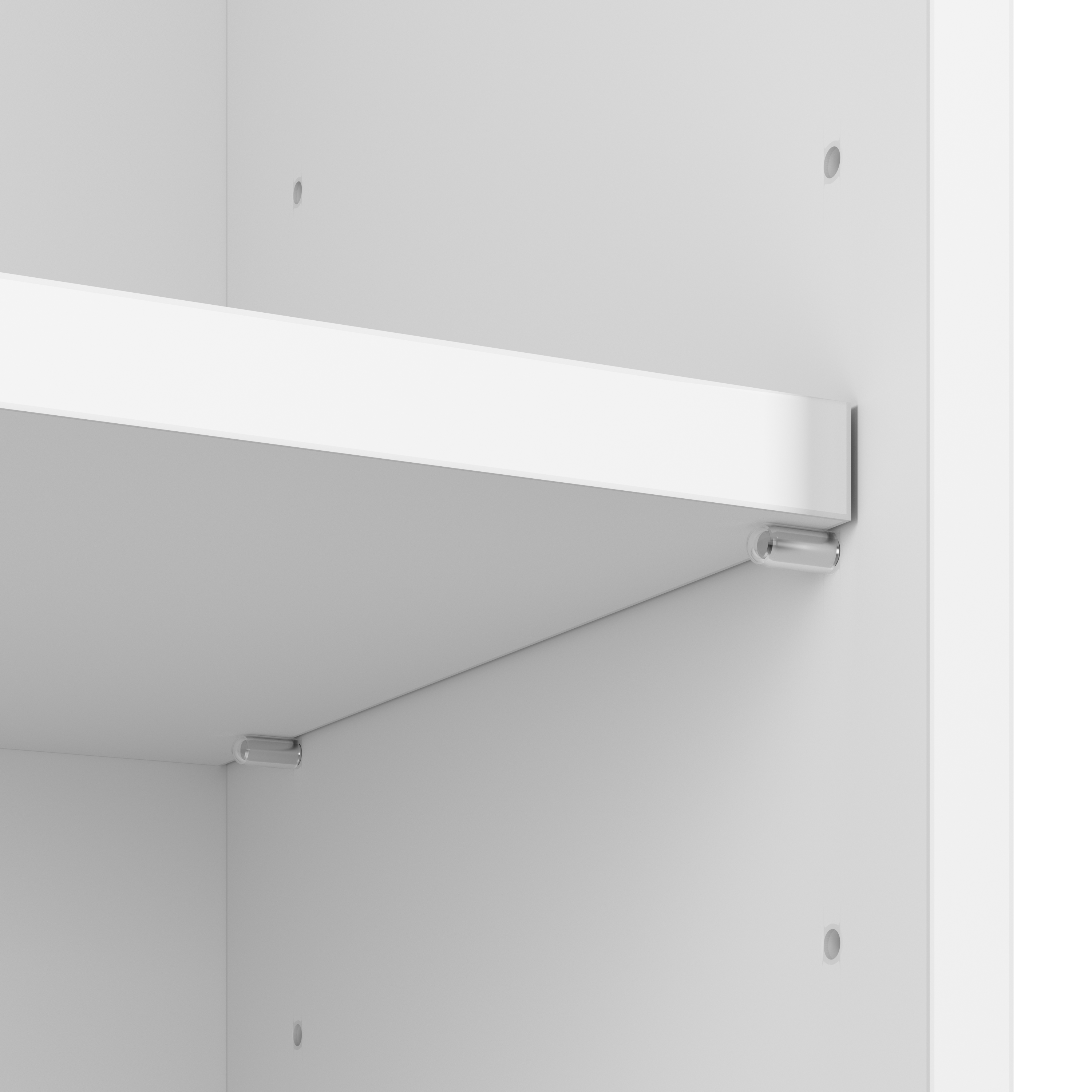 Shop Bush Business Furniture Hustle Tall 5 Shelf Bookcase 07 HUB230WH #color_white
