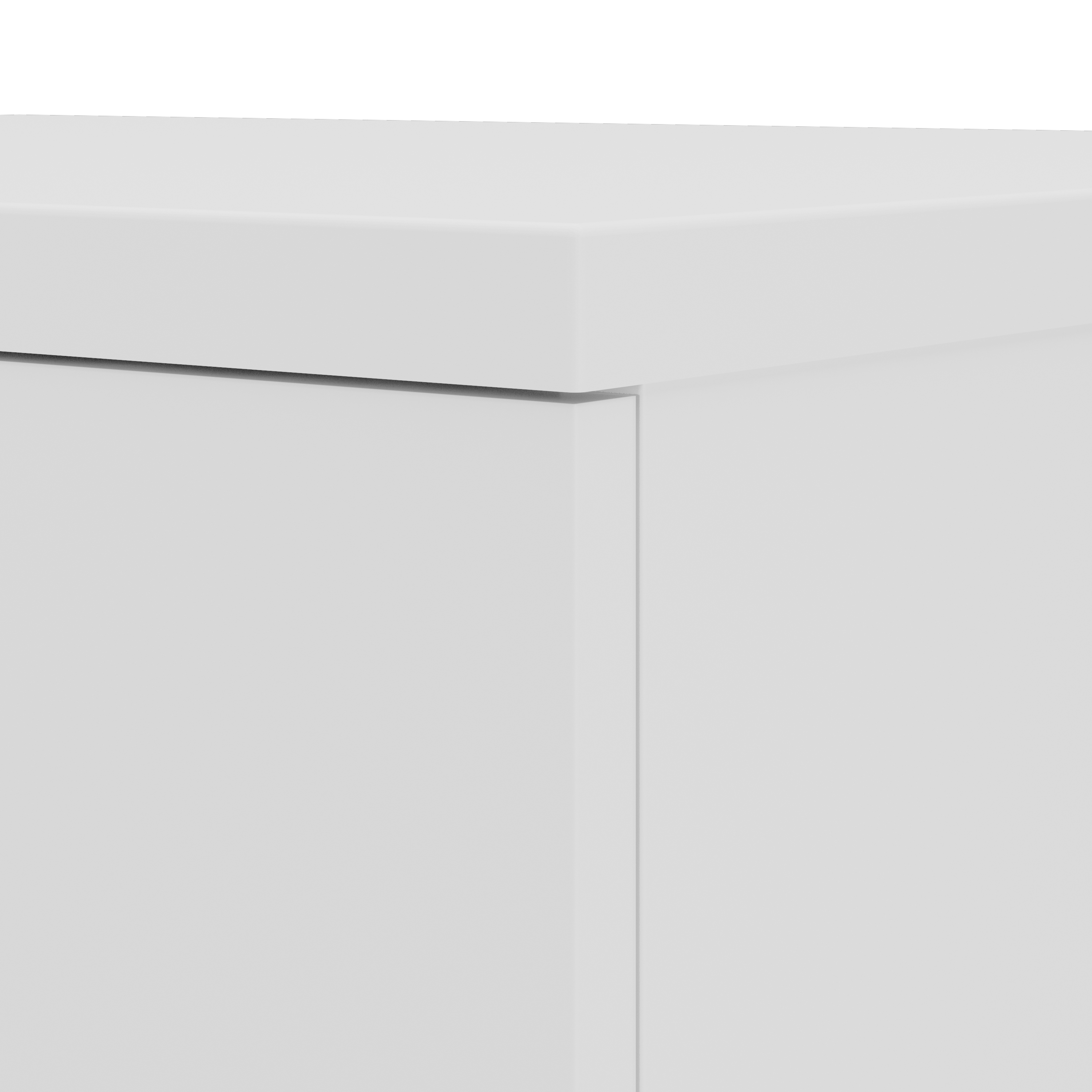 Shop Bush Business Furniture Universal Floor Storage Cabinet with Drawers 09 UNS328WH #color_white