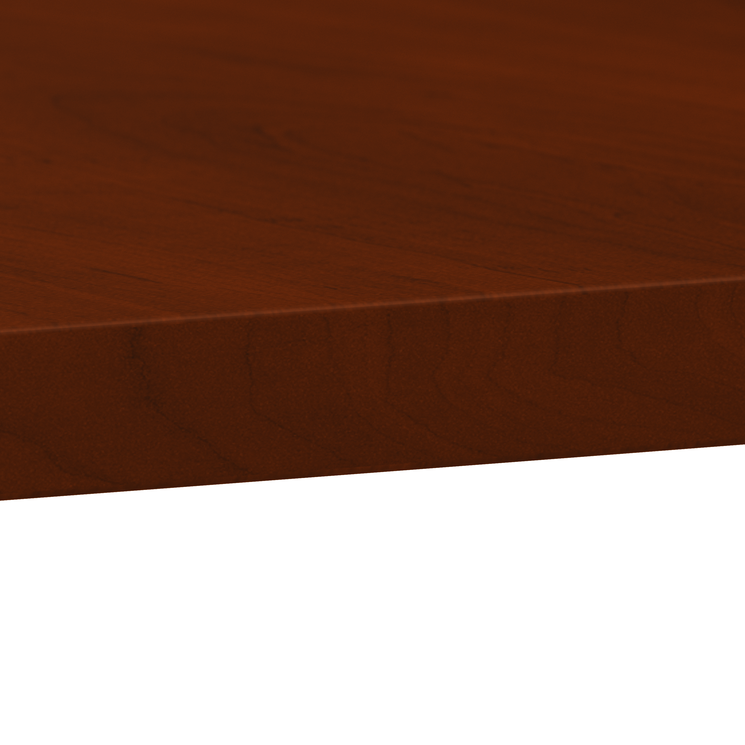 Shop Bush Business Furniture 96W x 42D Boat Shaped Conference Table with Wood Base 07 99TB9642HCK #color_hansen cherry