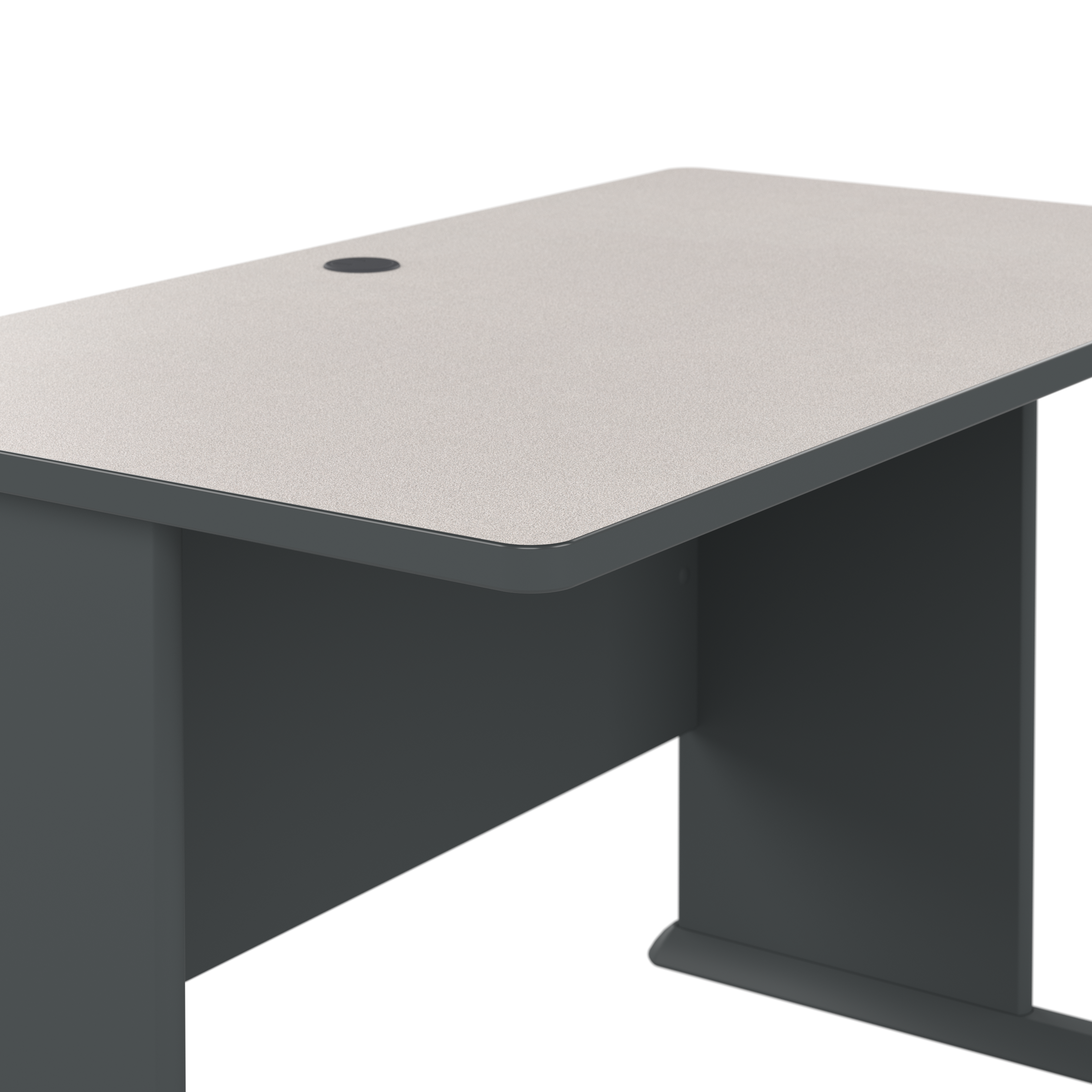 Shop Bush Business Furniture Series A 48W Desk 08 WC8448A #color_slate/white spectrum
