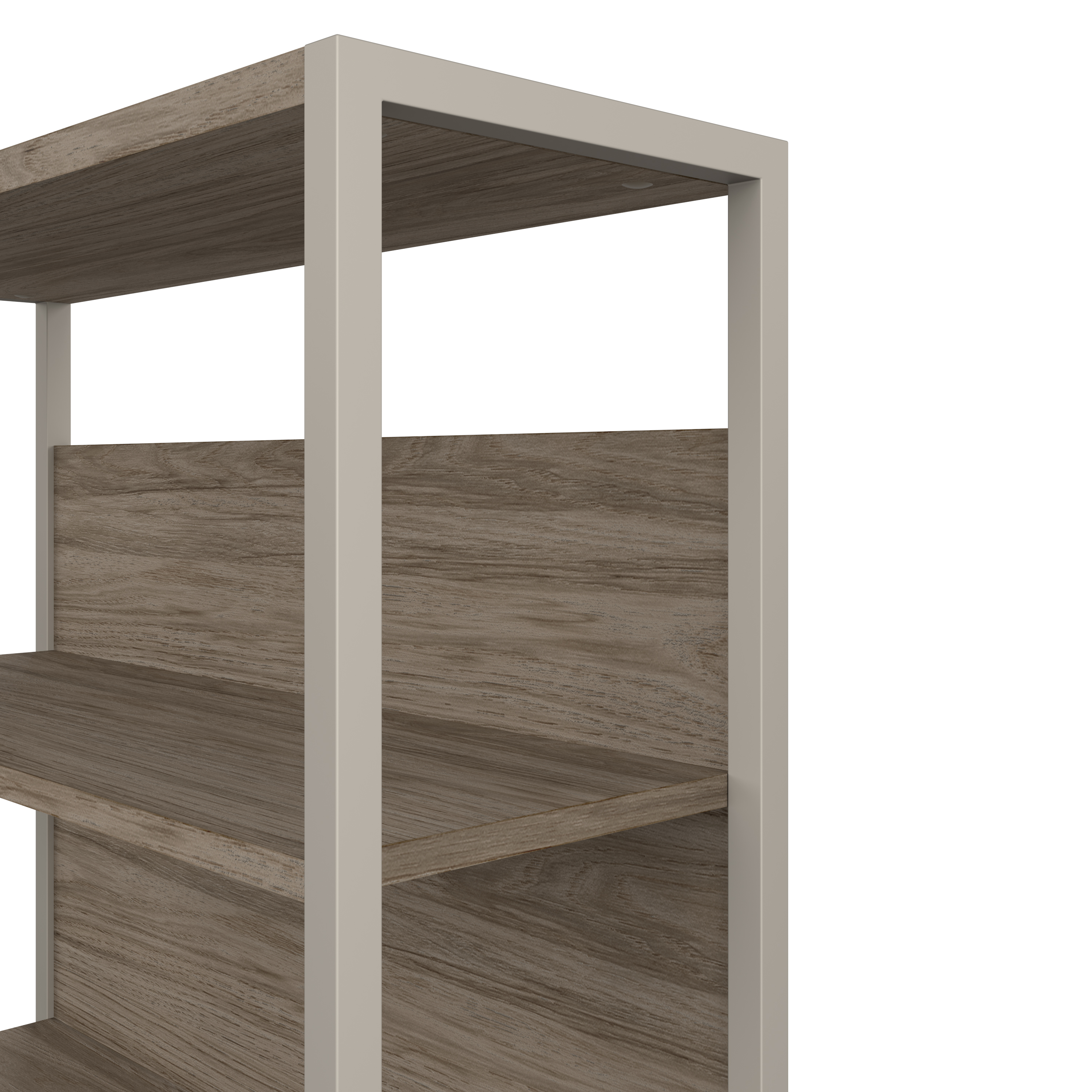Shop Bush Business Furniture Hybrid 36W Bookcase Hutch 08 HYH236MH #color_modern hickory