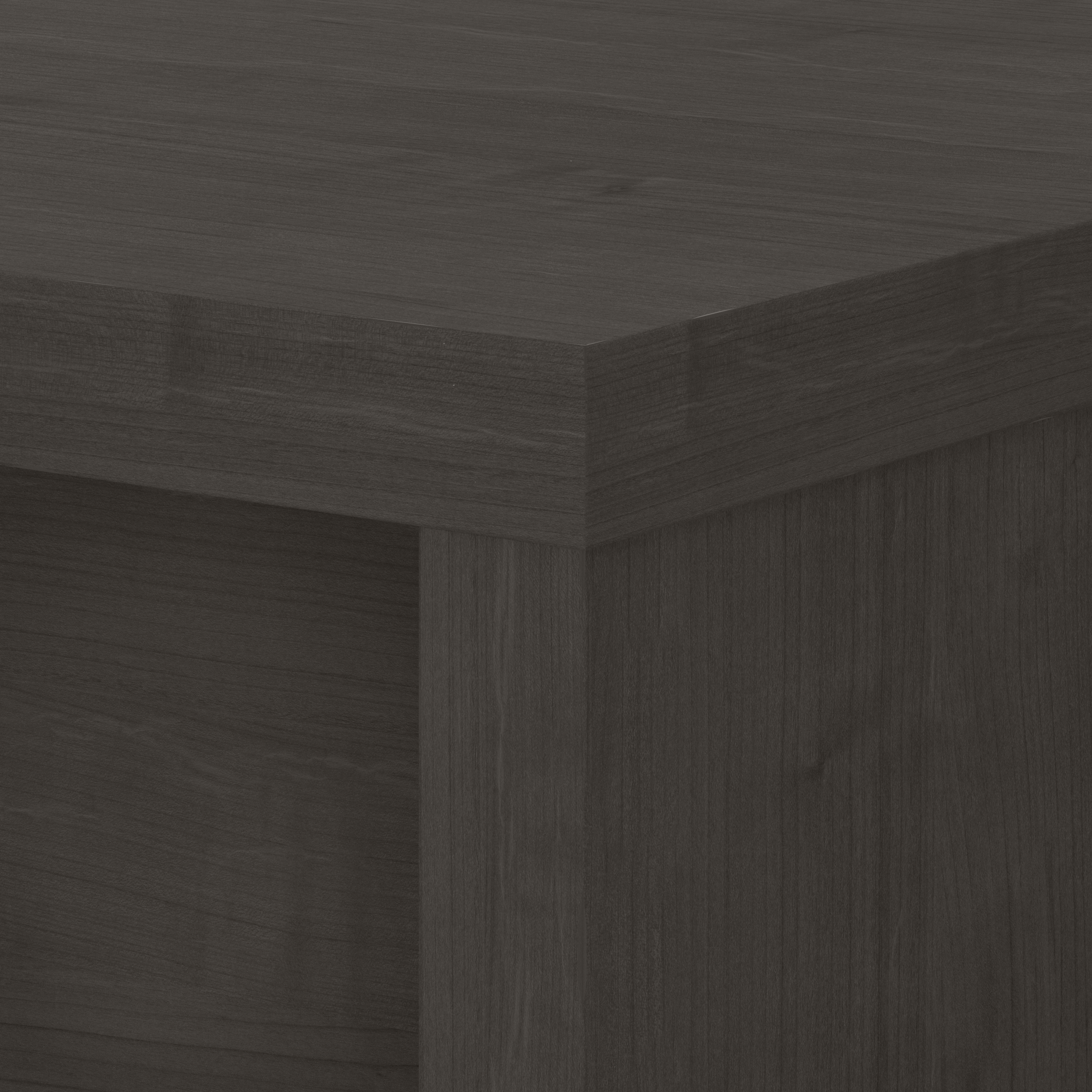 Shop Bush Business Furniture Echo 60W Bow Front Desk 08 KI60305-03 #color_charcoal maple