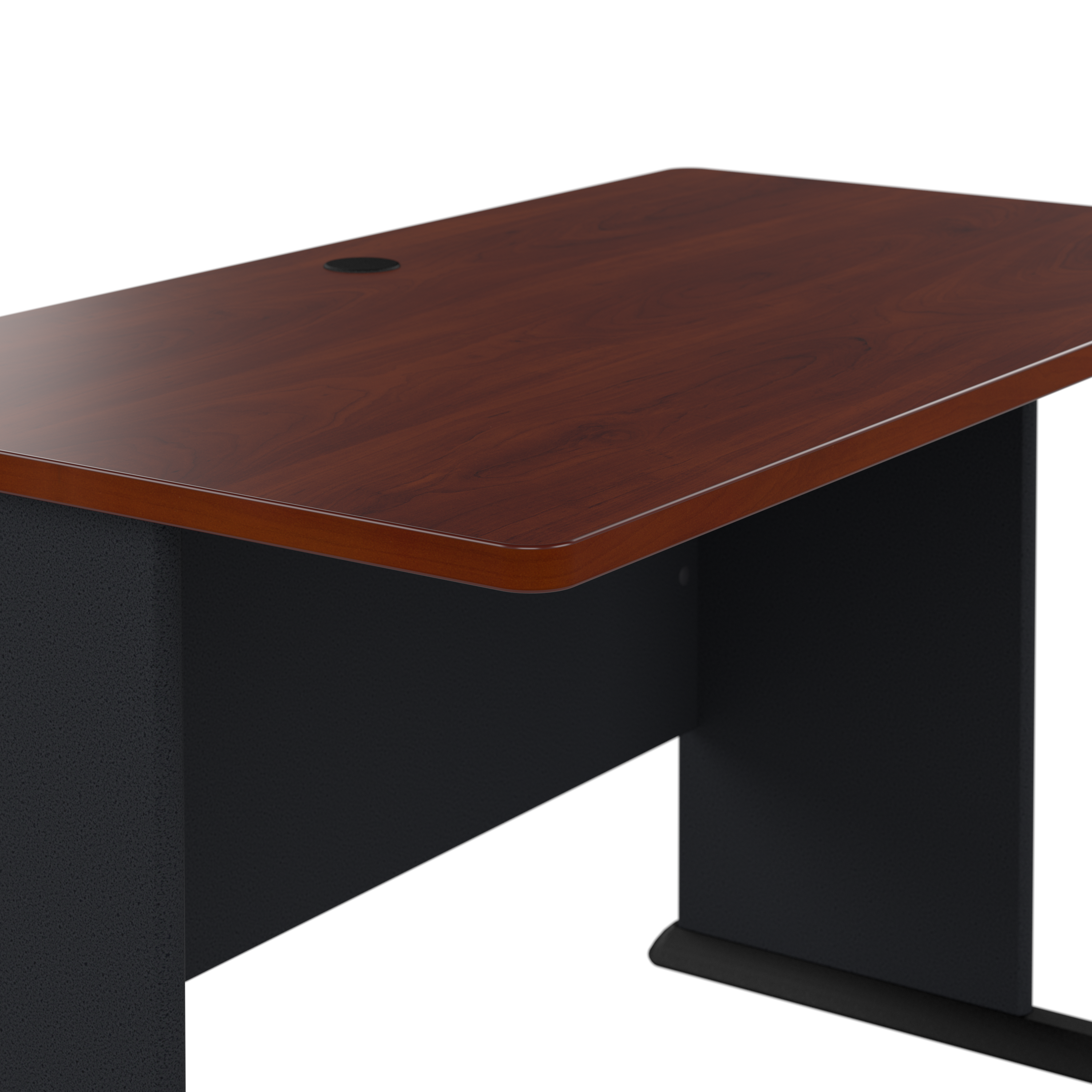 Shop Bush Business Furniture Series A 48W Desk 08 WC90448A #color_hansen cherry/galaxy