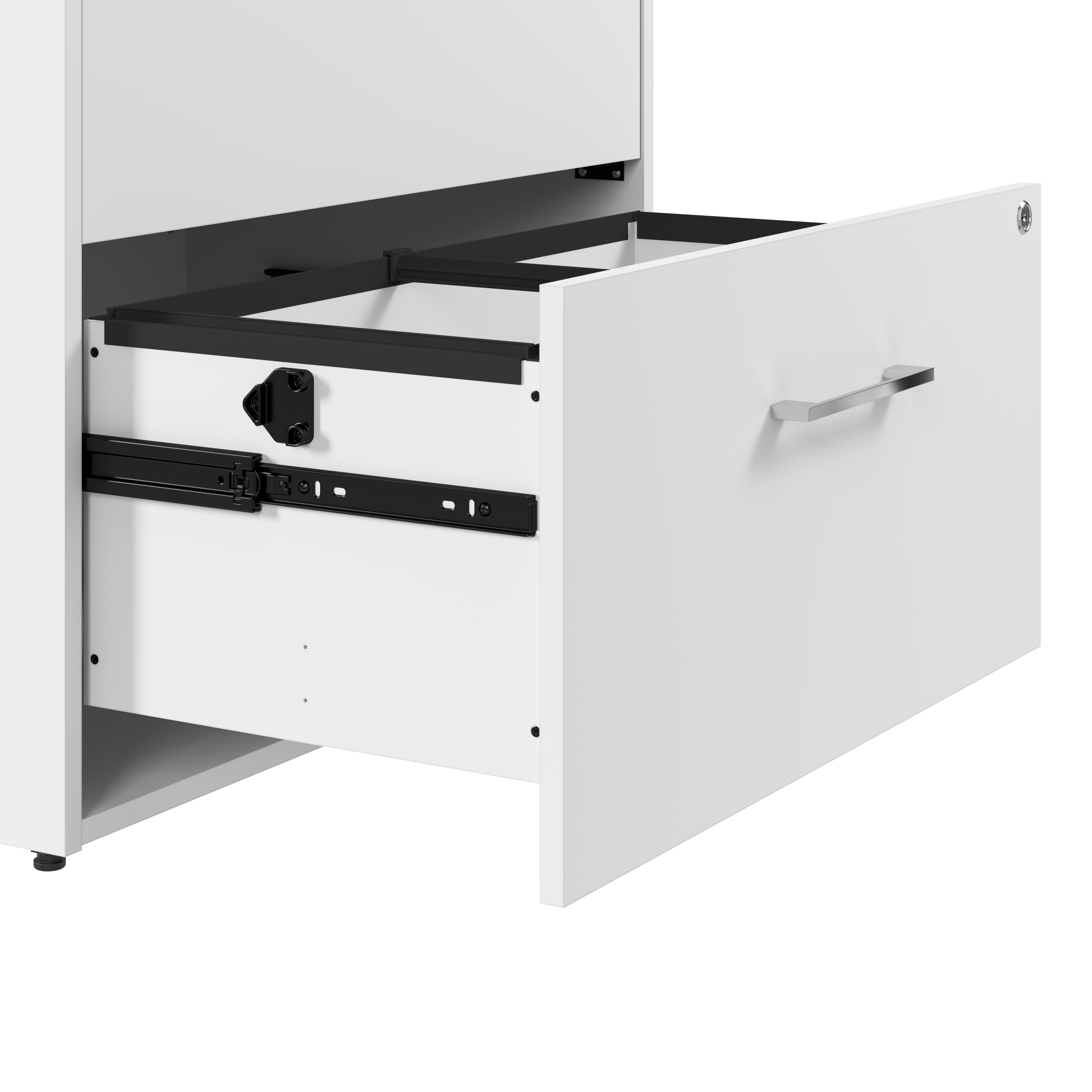 Shop Bush Business Furniture Hustle 2 Drawer Lateral File Cabinet 07 HUF130WH #color_white