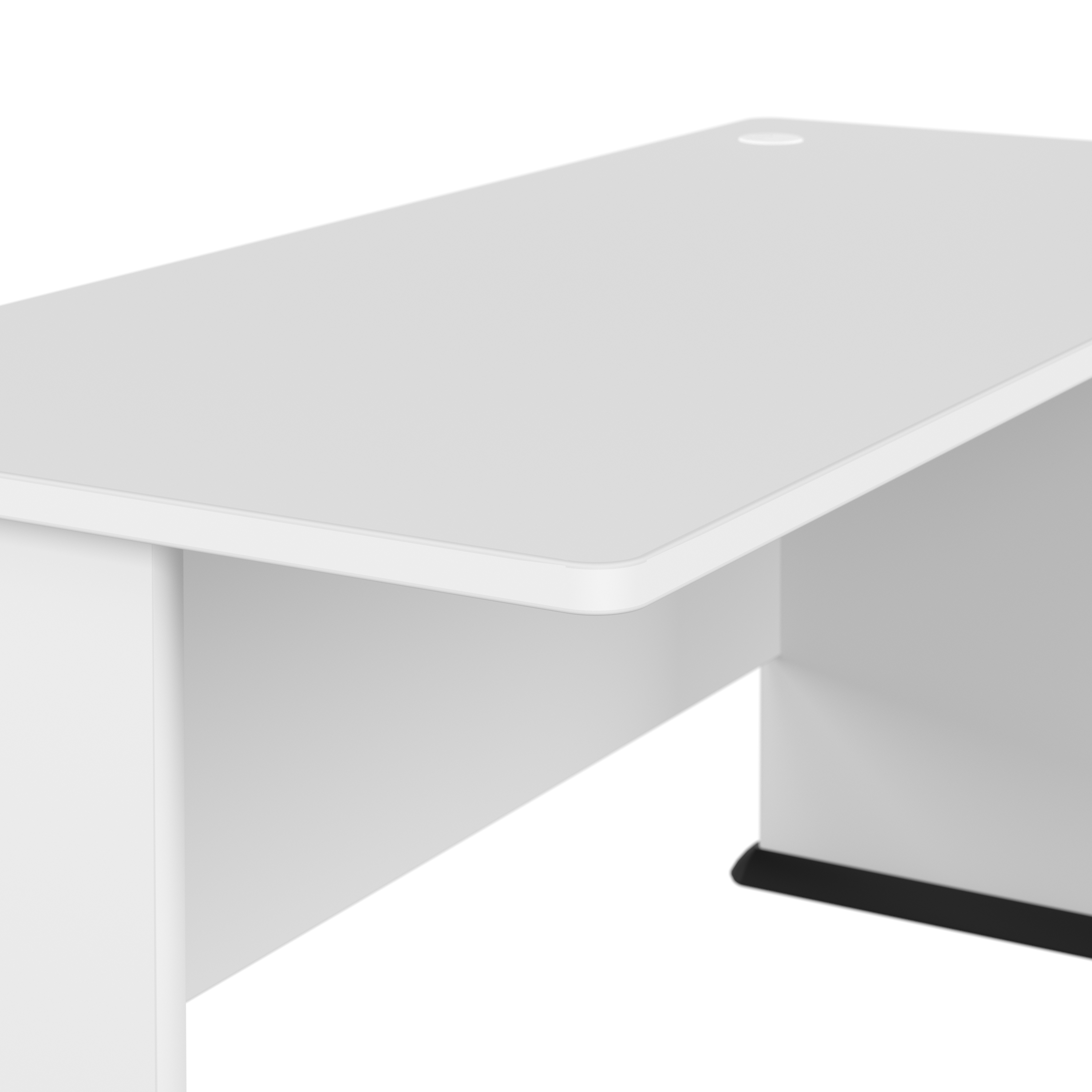 Shop Bush Business Furniture Studio A 48W Computer Desk 08 SDD248WH #color_white