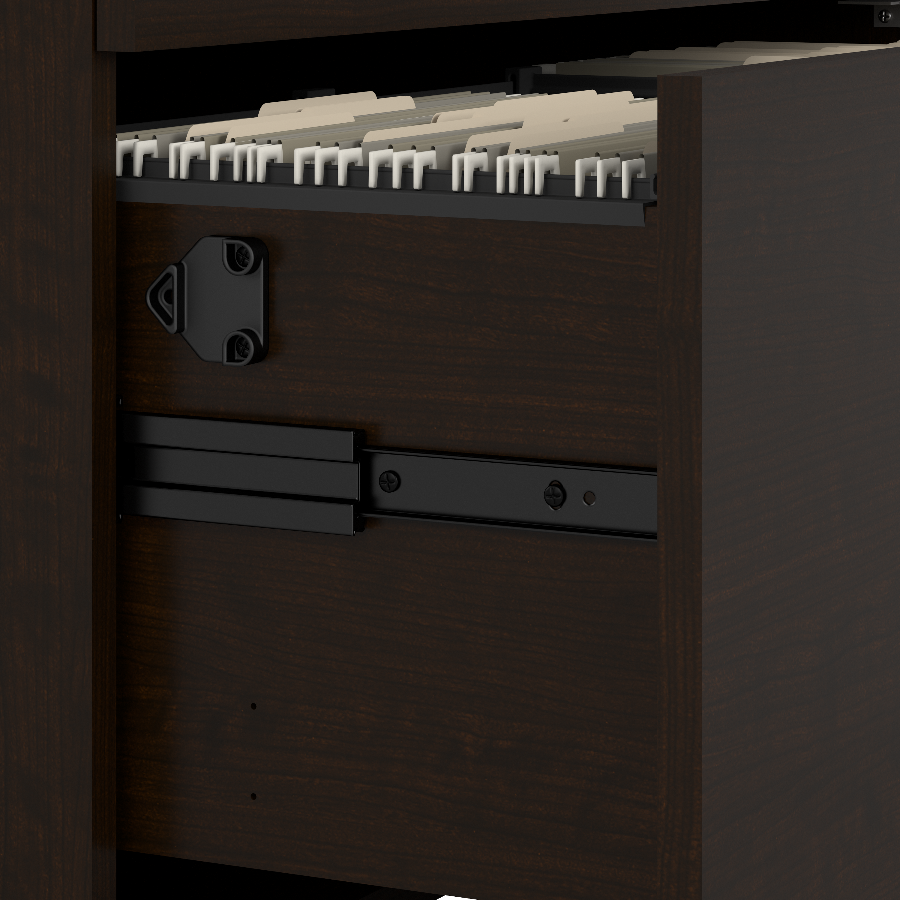 Shop Bush Business Furniture Office in an Hour 2 Drawer Lateral File Cabinet 08 OIAH011MRSU #color_mocha cherry