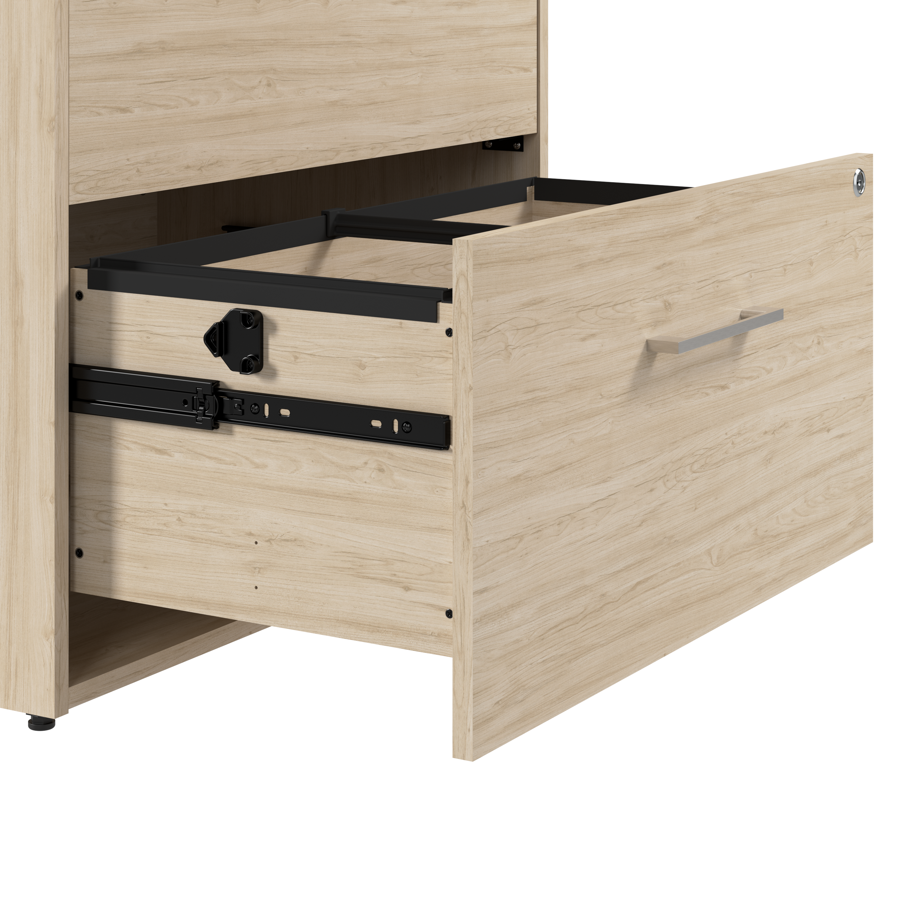 Shop Bush Business Furniture Hustle 2 Drawer Lateral File Cabinet 07 HUF130NE #color_natural elm