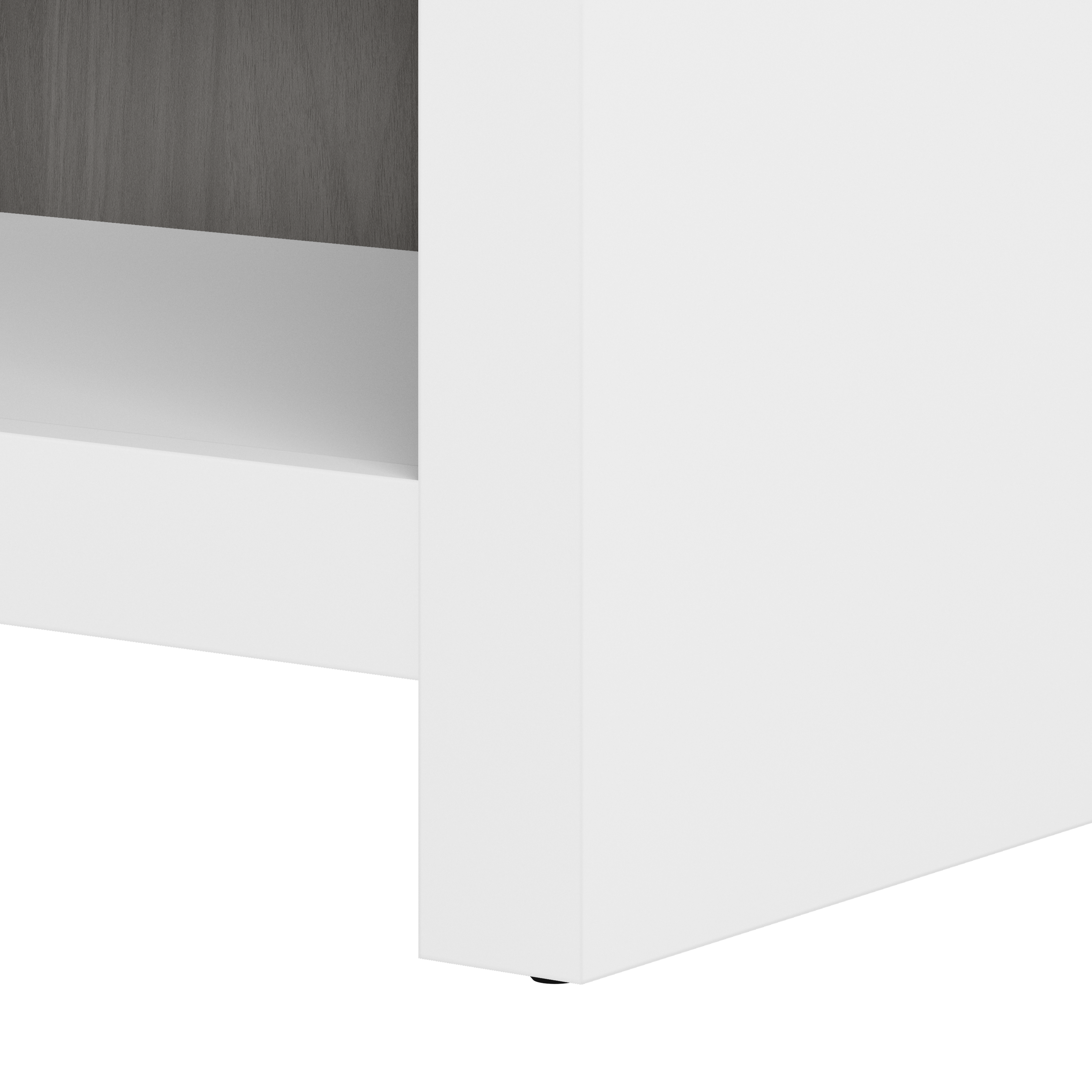 Shop Bush Business Furniture Echo 56W Bookcase Desk 08 KI60507-03 #color_pure white/modern gray