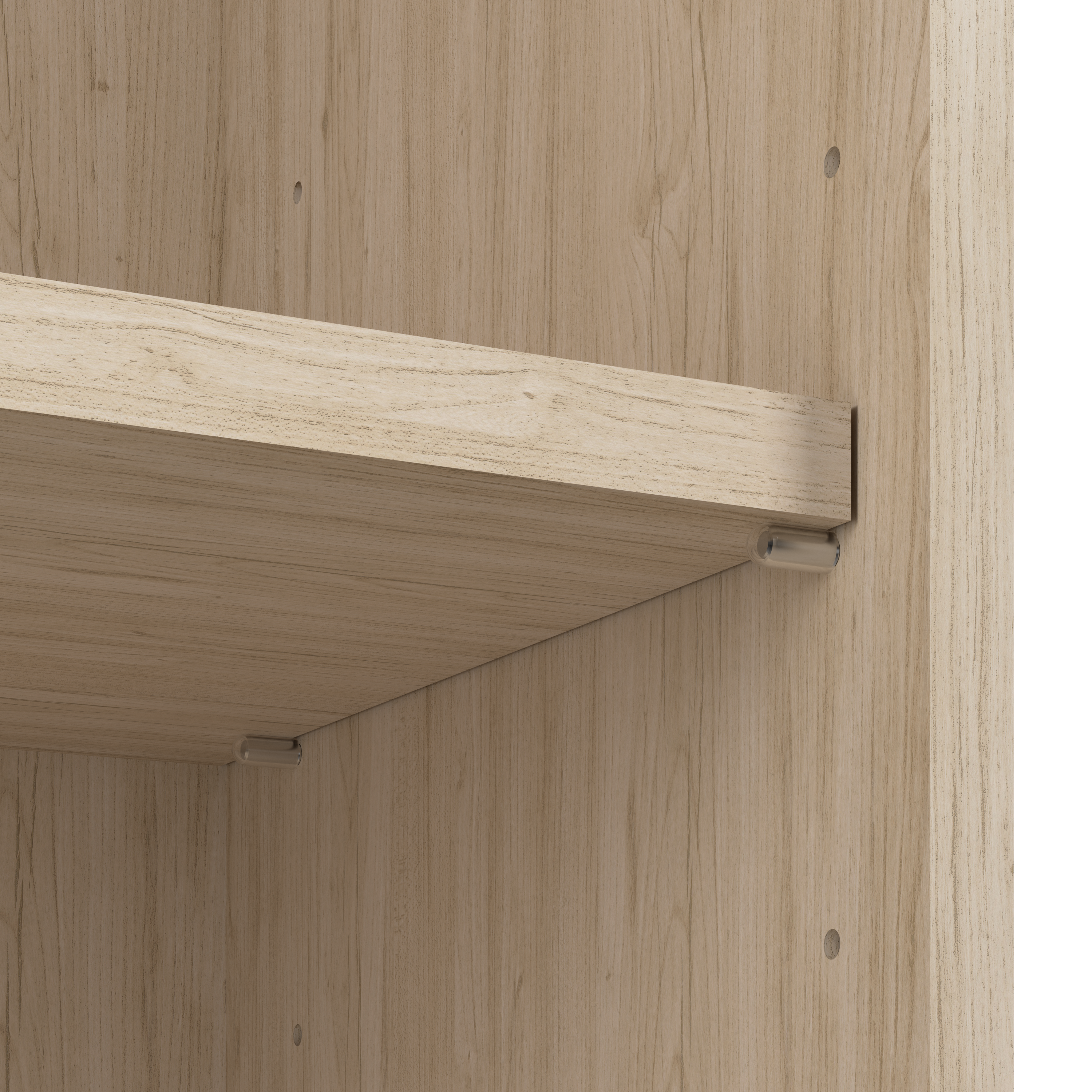 Shop Bush Business Furniture Hustle Tall 5 Shelf Bookcase 07 HUB230NE #color_natural elm
