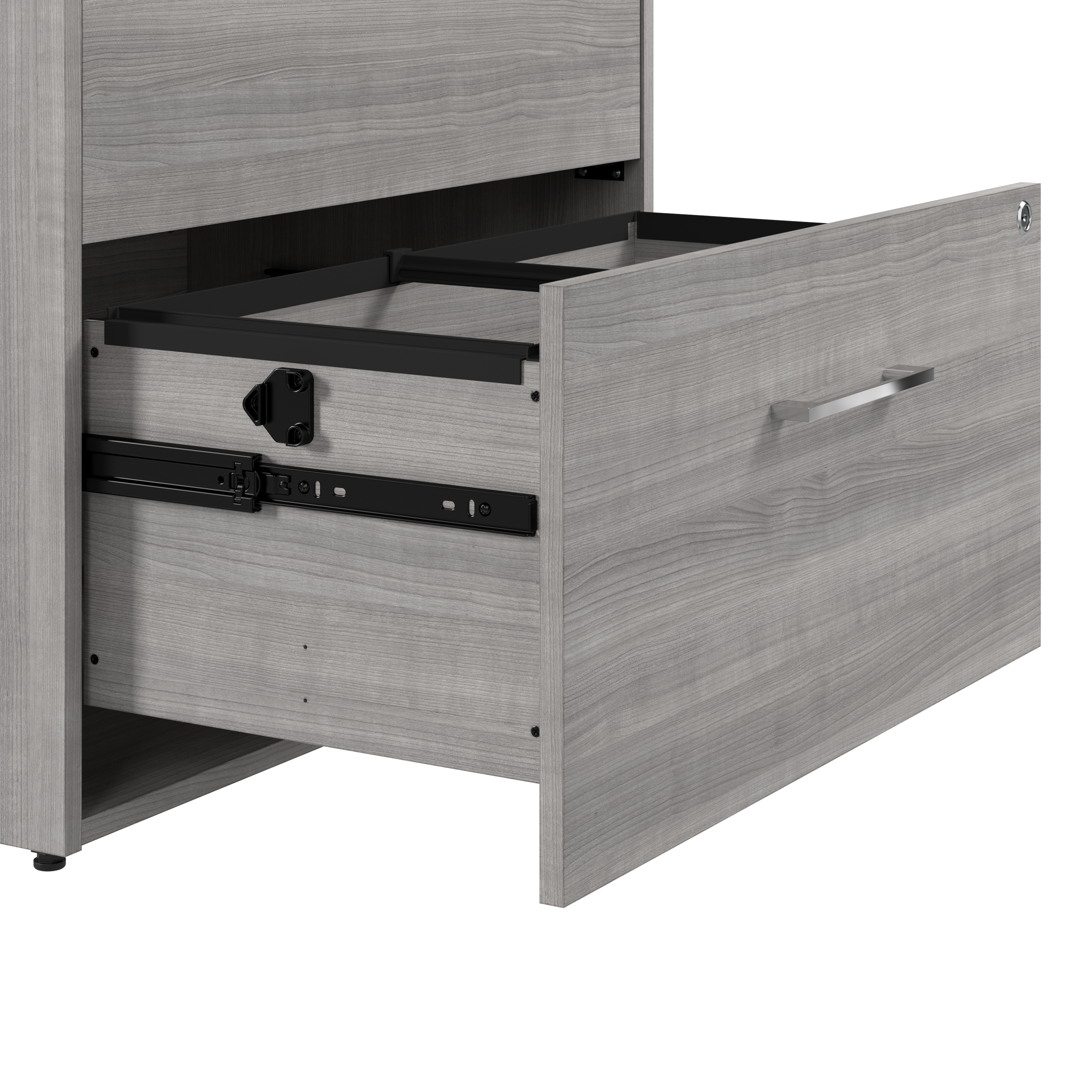 Shop Bush Business Furniture Hustle 2 Drawer Lateral File Cabinet 07 HUF130PG #color_platinum gray