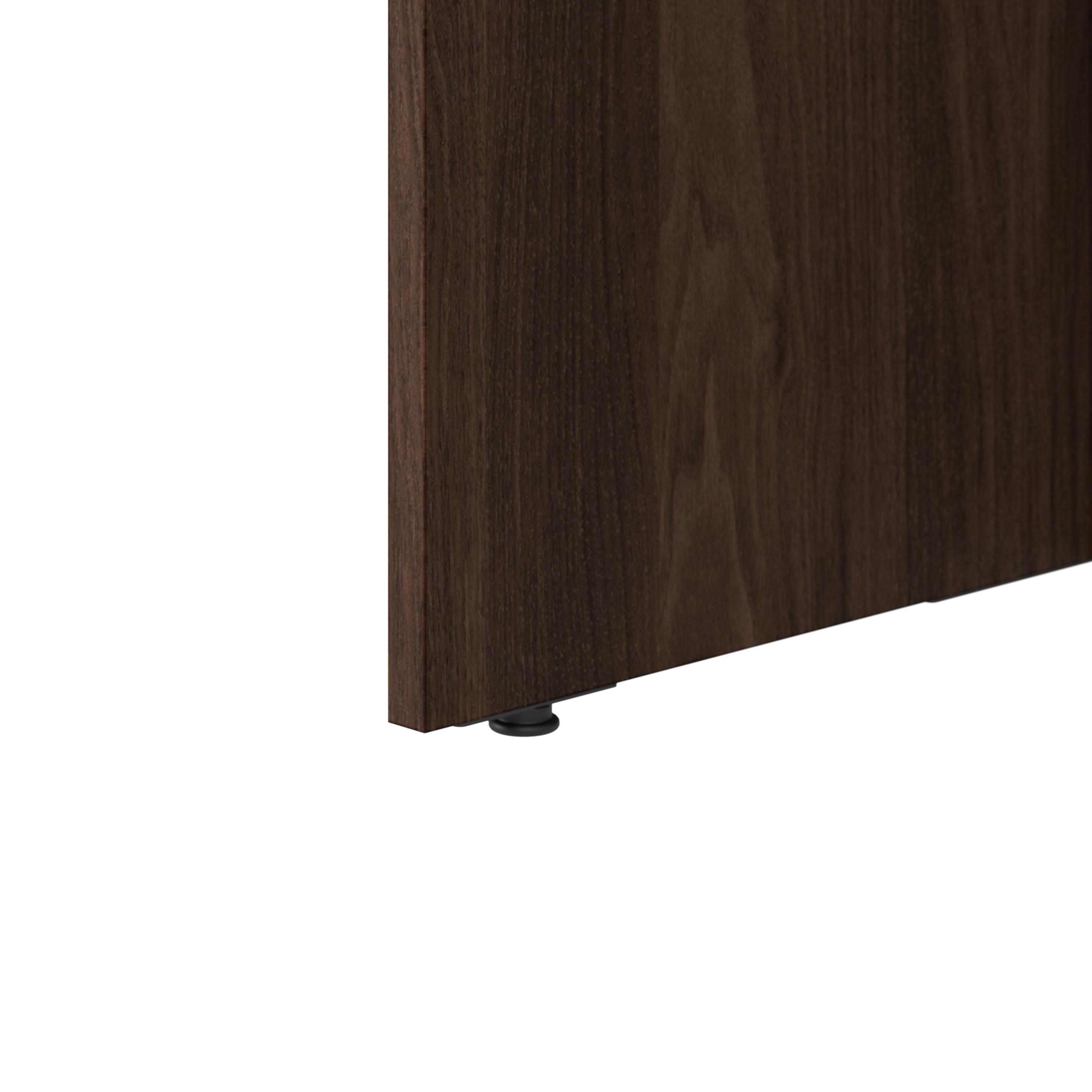 Shop Bush Business Furniture 42W Round Conference Table with Wood Base 08 99TB42RBW #color_black walnut