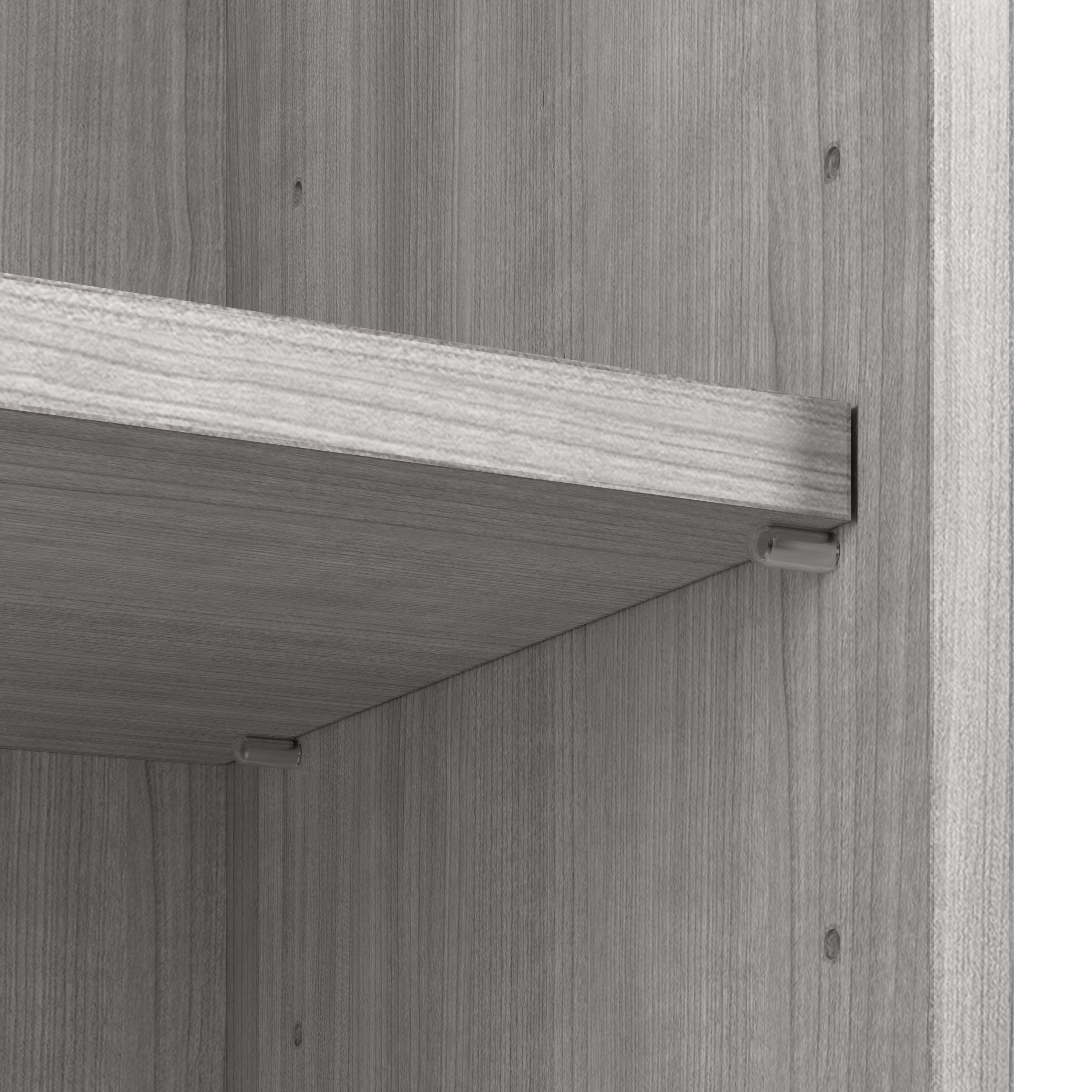 Shop Bush Business Furniture Hustle Tall 5 Shelf Bookcase 07 HUB230PG #color_platinum gray