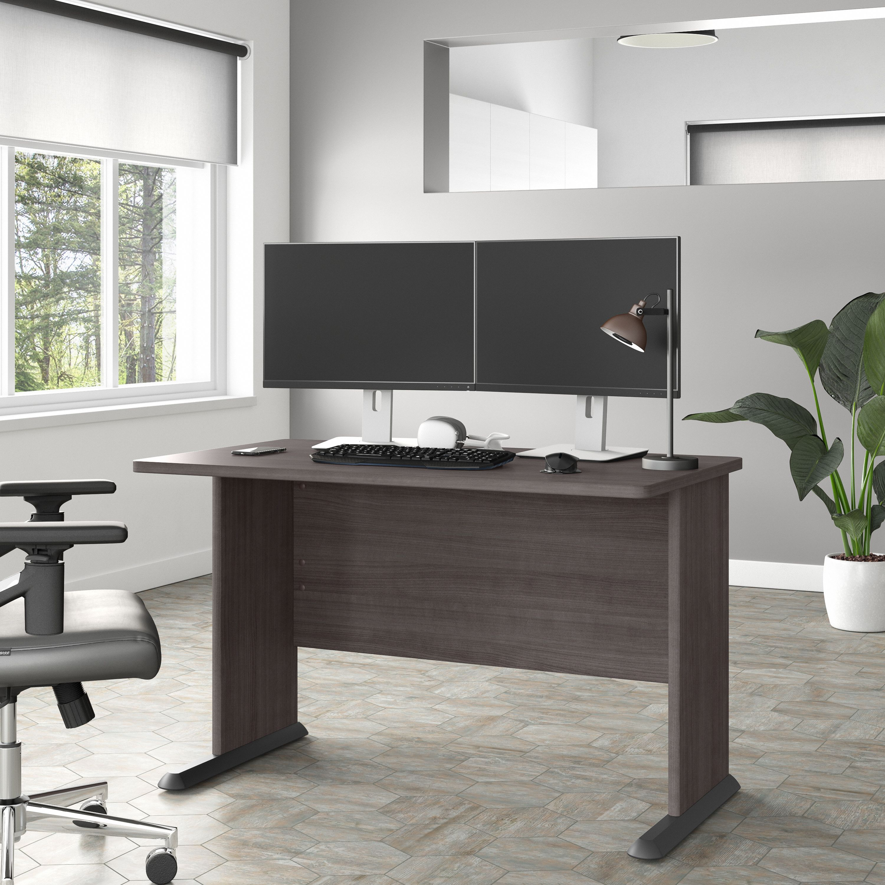 Shop Bush Business Furniture Studio A 48W Computer Desk 01 SDD248SG #color_storm gray