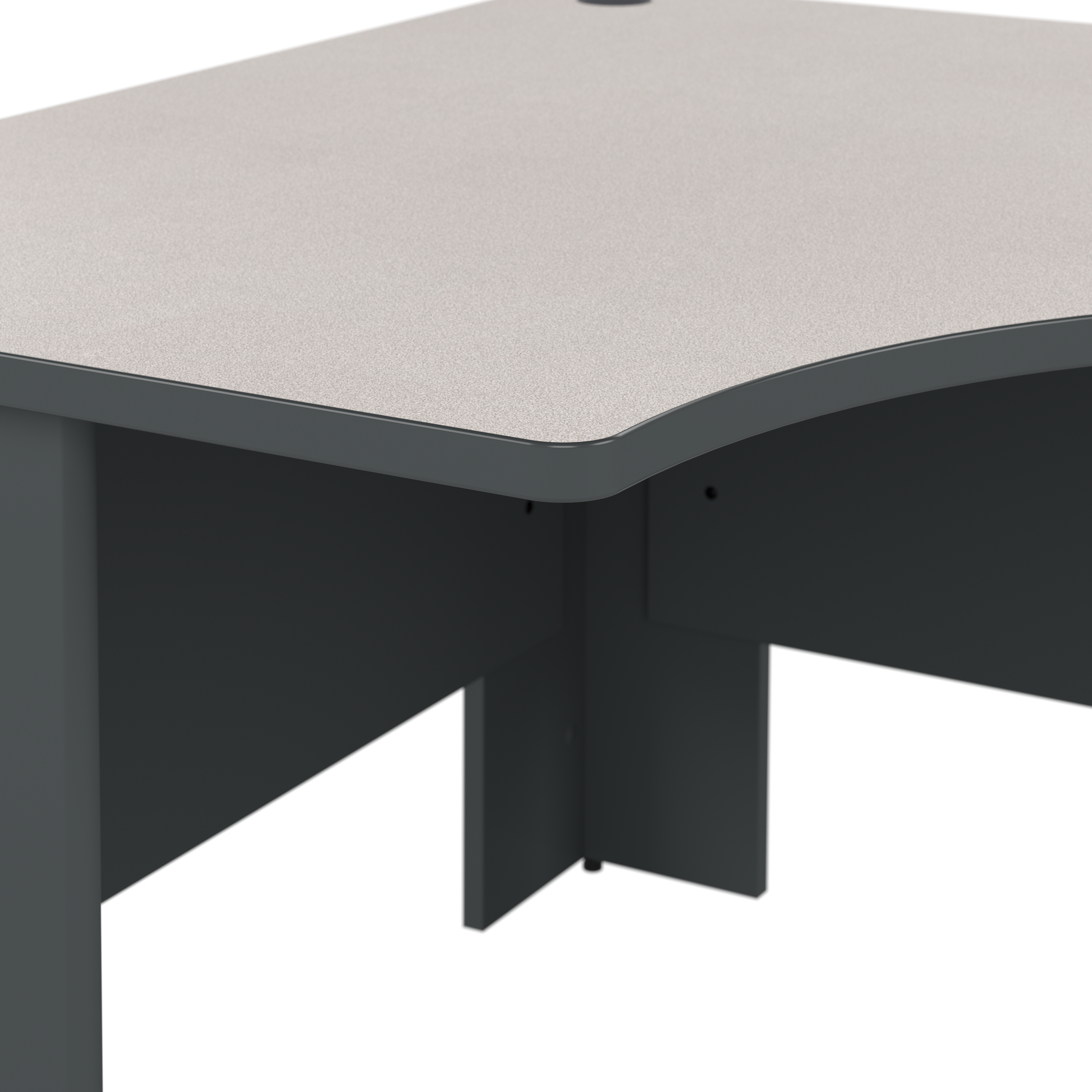 Shop Bush Business Furniture Series A 48W Corner Desk 08 WC8427A #color_slate/white spectrum