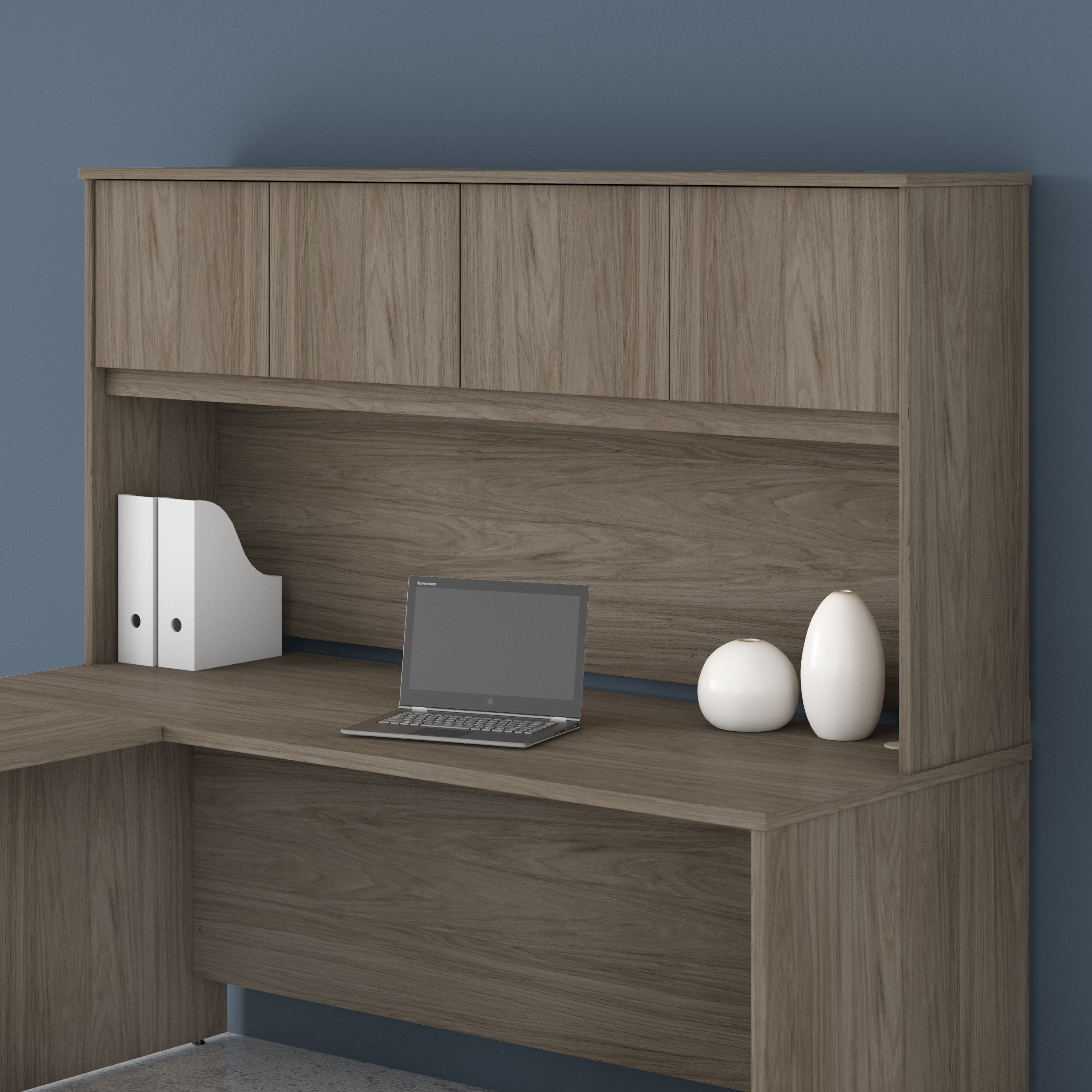 Shop Bush Business Furniture Studio C 72W Desk Hutch 01 SCH172MH #color_modern hickory