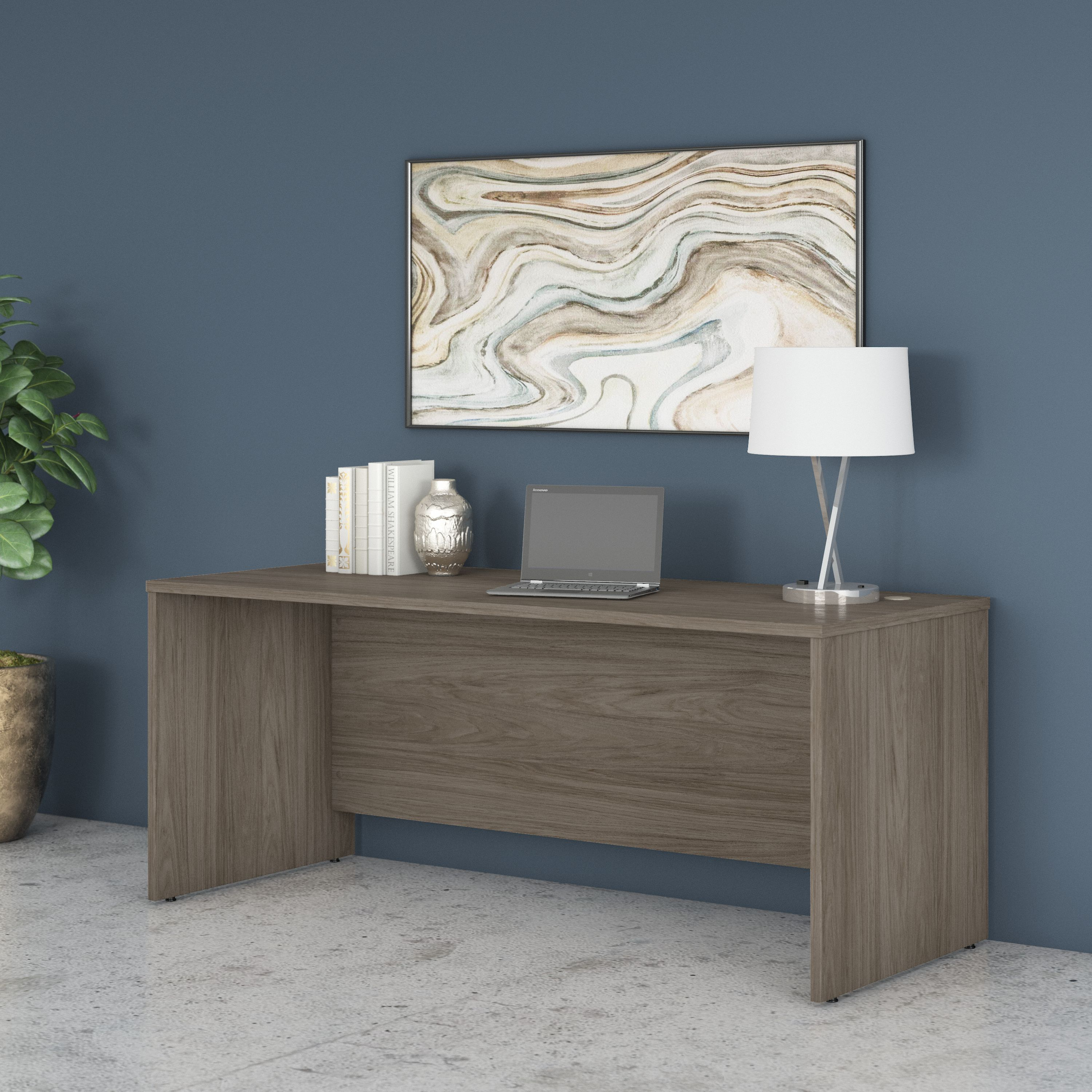 Shop Bush Business Furniture Studio C 72W x 30D Office Desk 01 SCD272MH #color_modern hickory