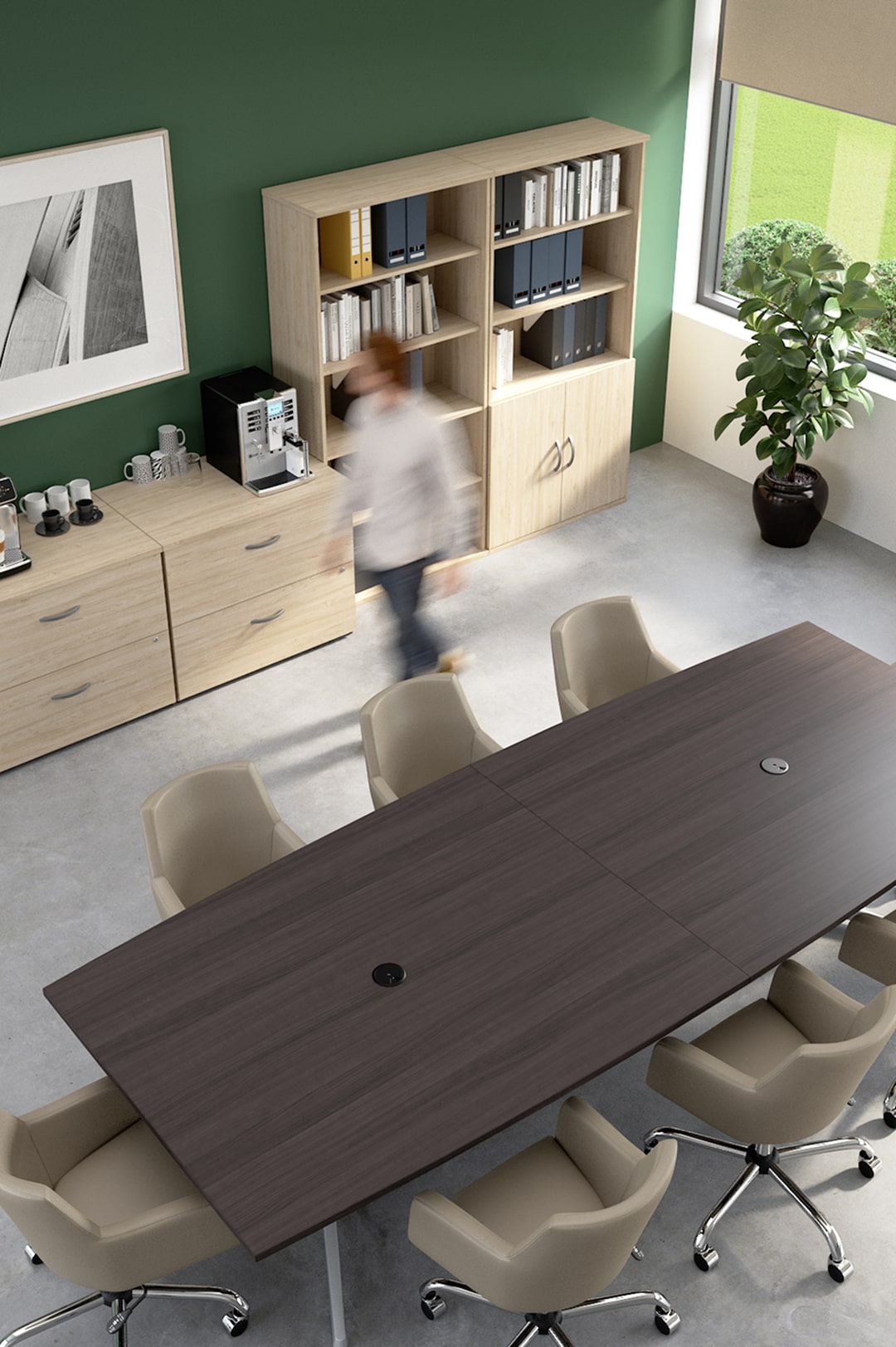 Bush Business Furniture Studio C 66W x 30D Office Desk with 2