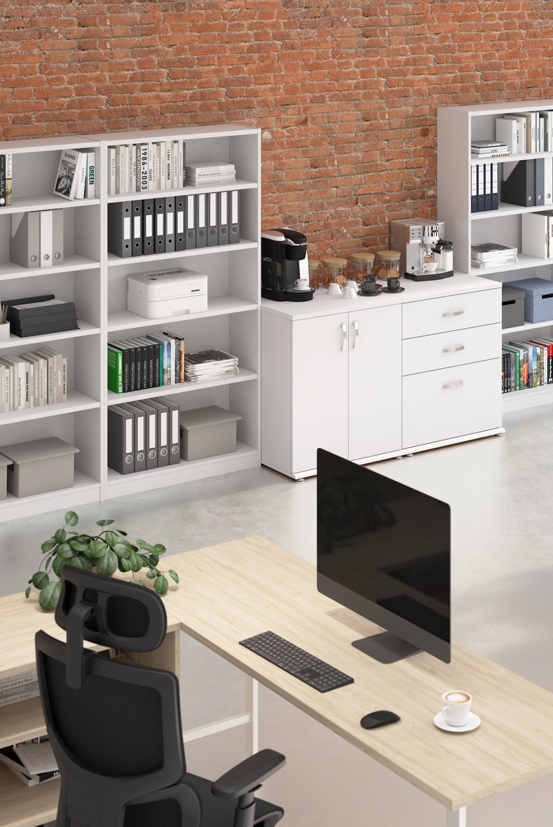 Bush Business Furniture Universal 44W 3 Piece Modular Storage Set