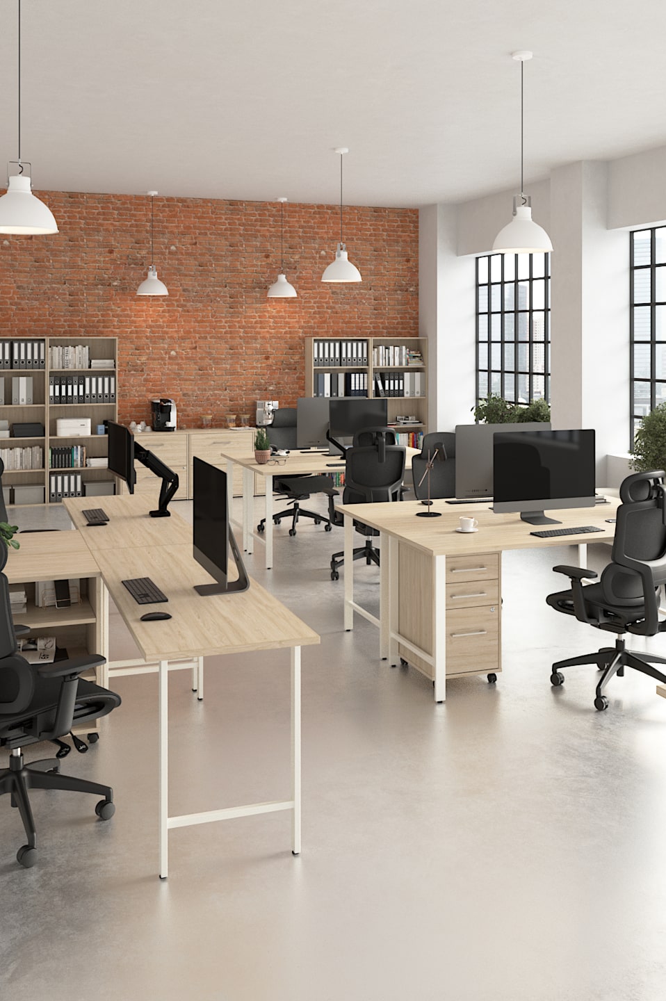 Bush Business Furniture Hustle 72W x 30D L Shaped Computer Desk