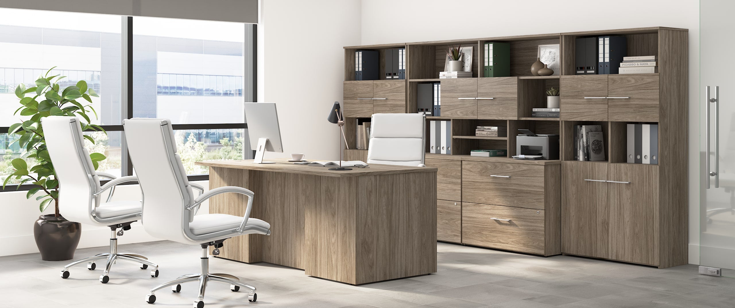 Bush Business Furniture Office 500 72W x 24D Credenza Desk