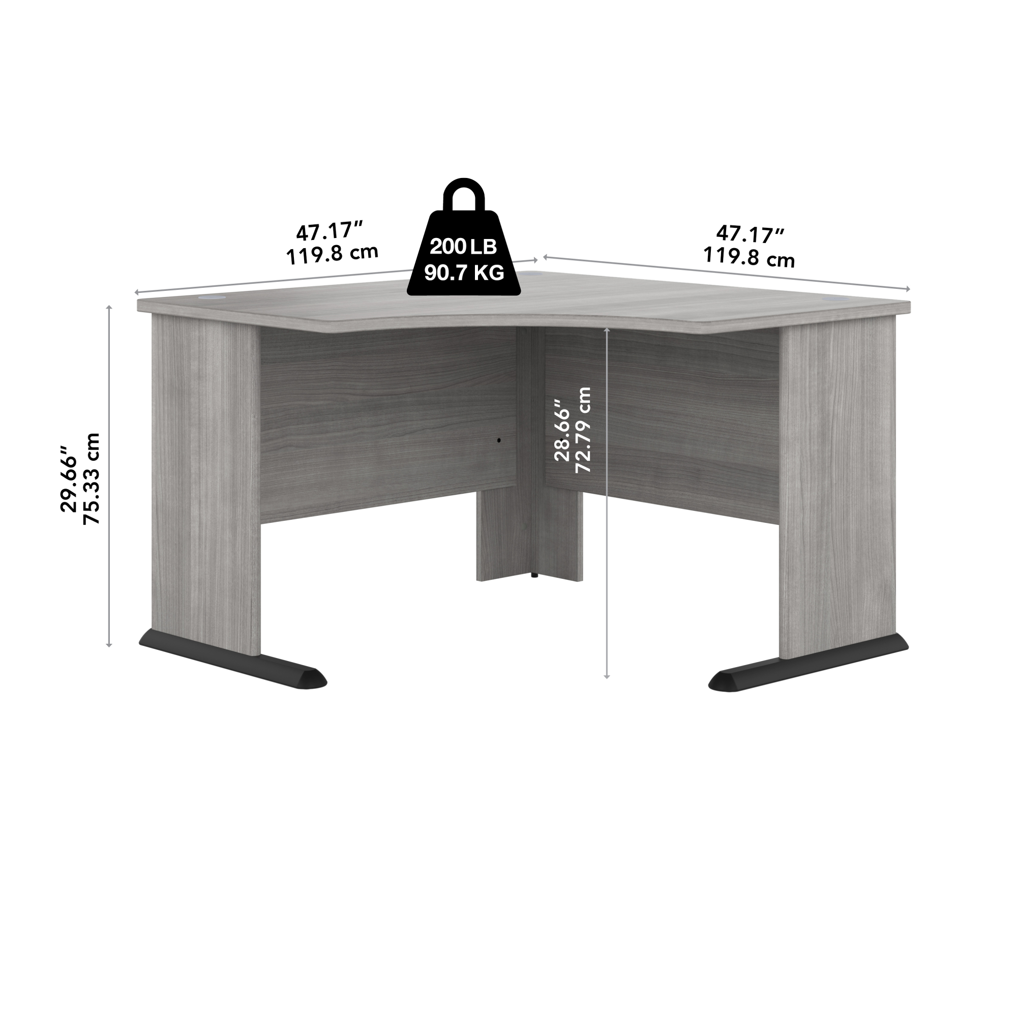 洋書 campo bae a selected works Bush Business Furniture Studio A 48W Corner Computer Desk