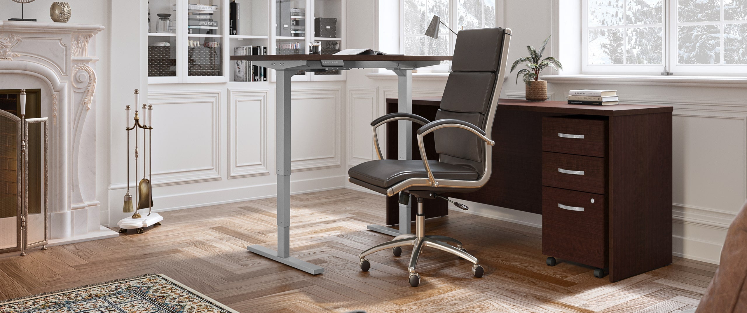 Series C 66W L Shaped Desk with 48W Return and Mobile File Series C 66W L Shaped Desk with 48W Return and Mobile File