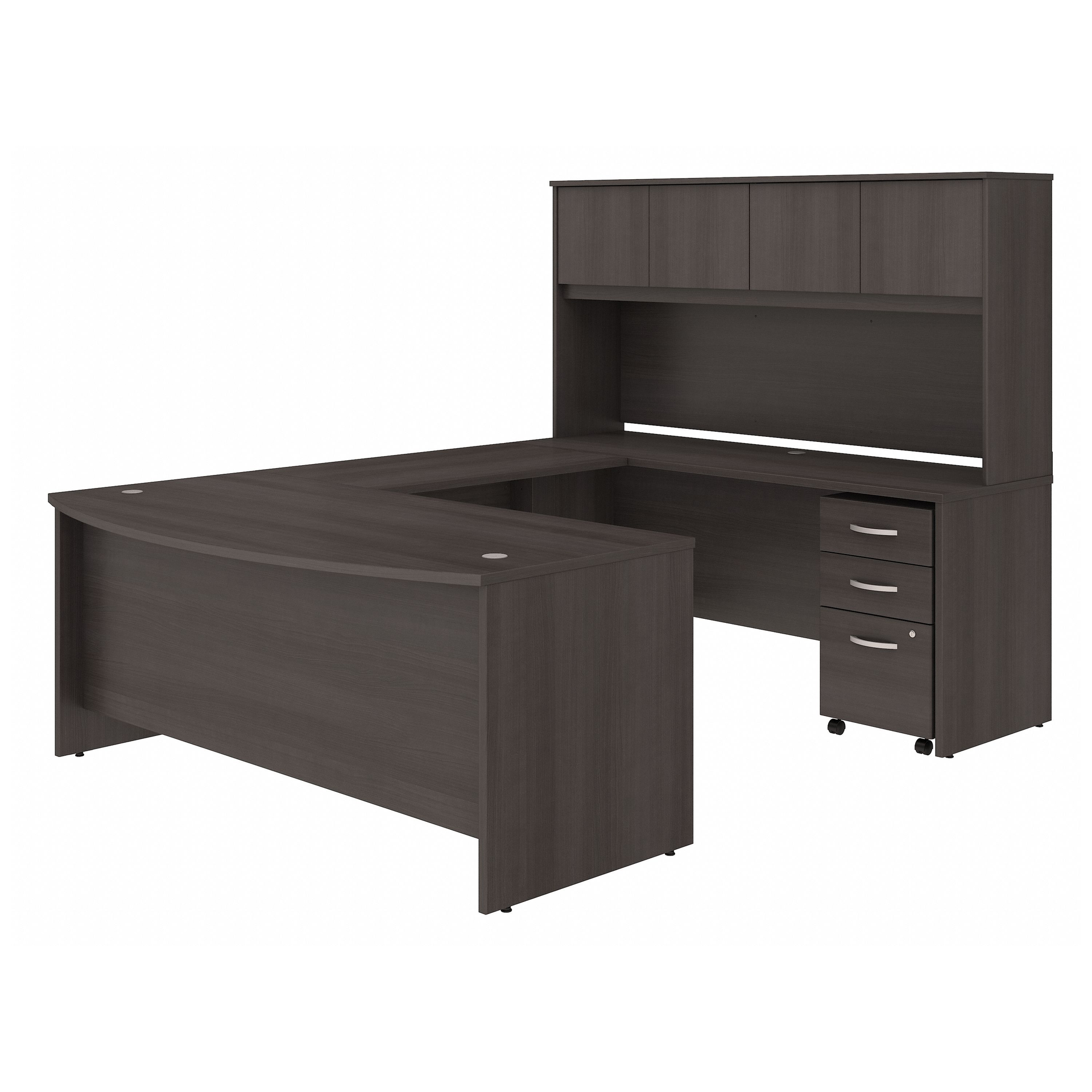 Sashu①　デスク Studio C 72W x 36D U Shaped Desk with Hutch and Mobile File