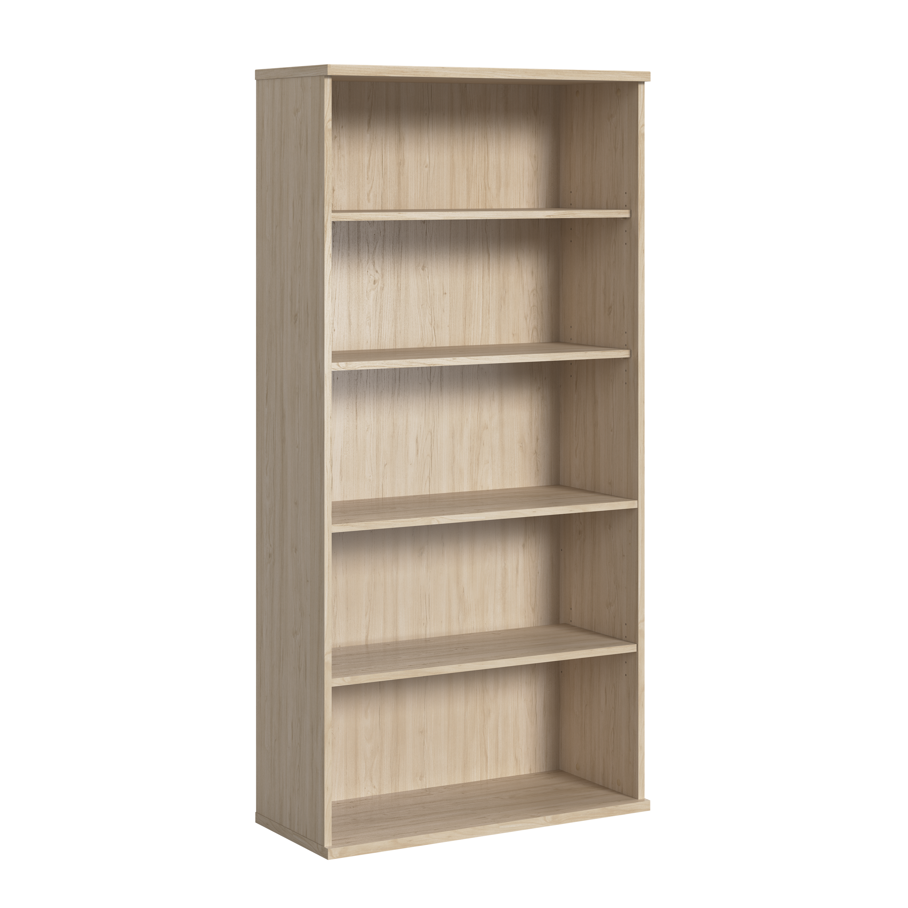 Shop Bush Business Furniture Studio C Tall 5 Shelf Bookcase 02 SCB136NE #color_natural elm