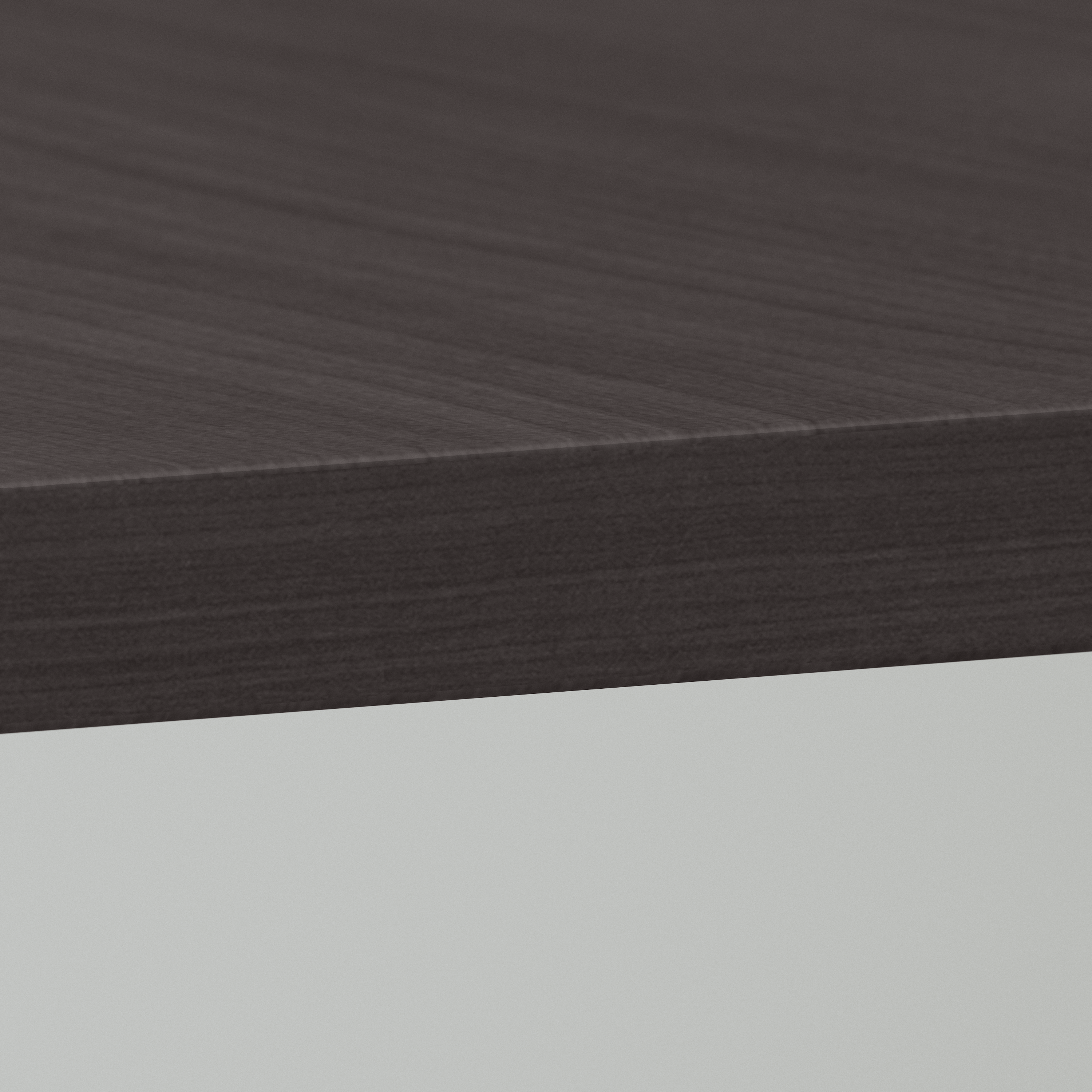 Shop Bush Business Furniture 96W x 42D Boat Shaped Conference Table with Wood Base 07 99TB9642SGK #color_storm gray