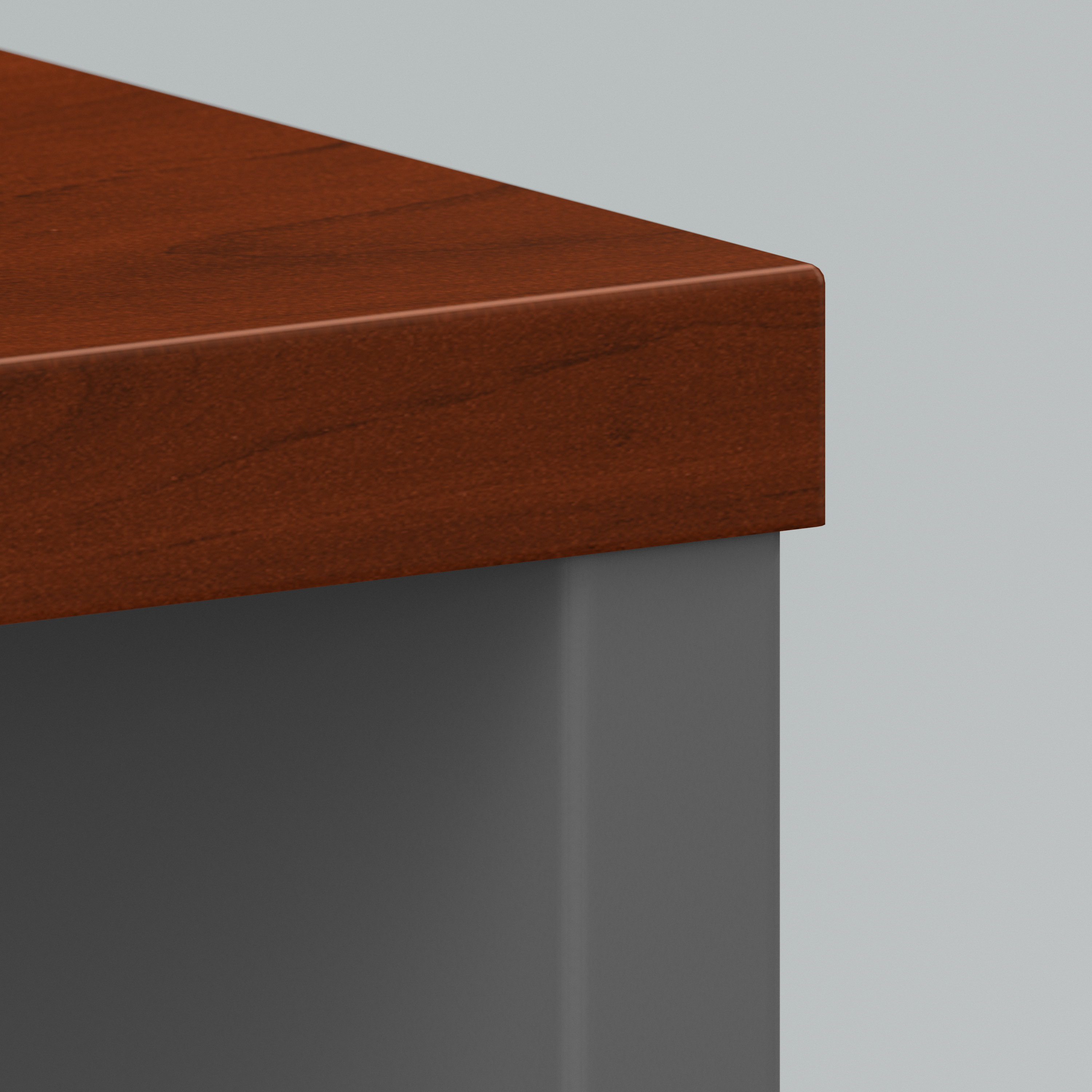 Shop Bush Business Furniture Series C 72W x 30D Office Desk 08 WC24436 #color_hansen cherry/graphite gray