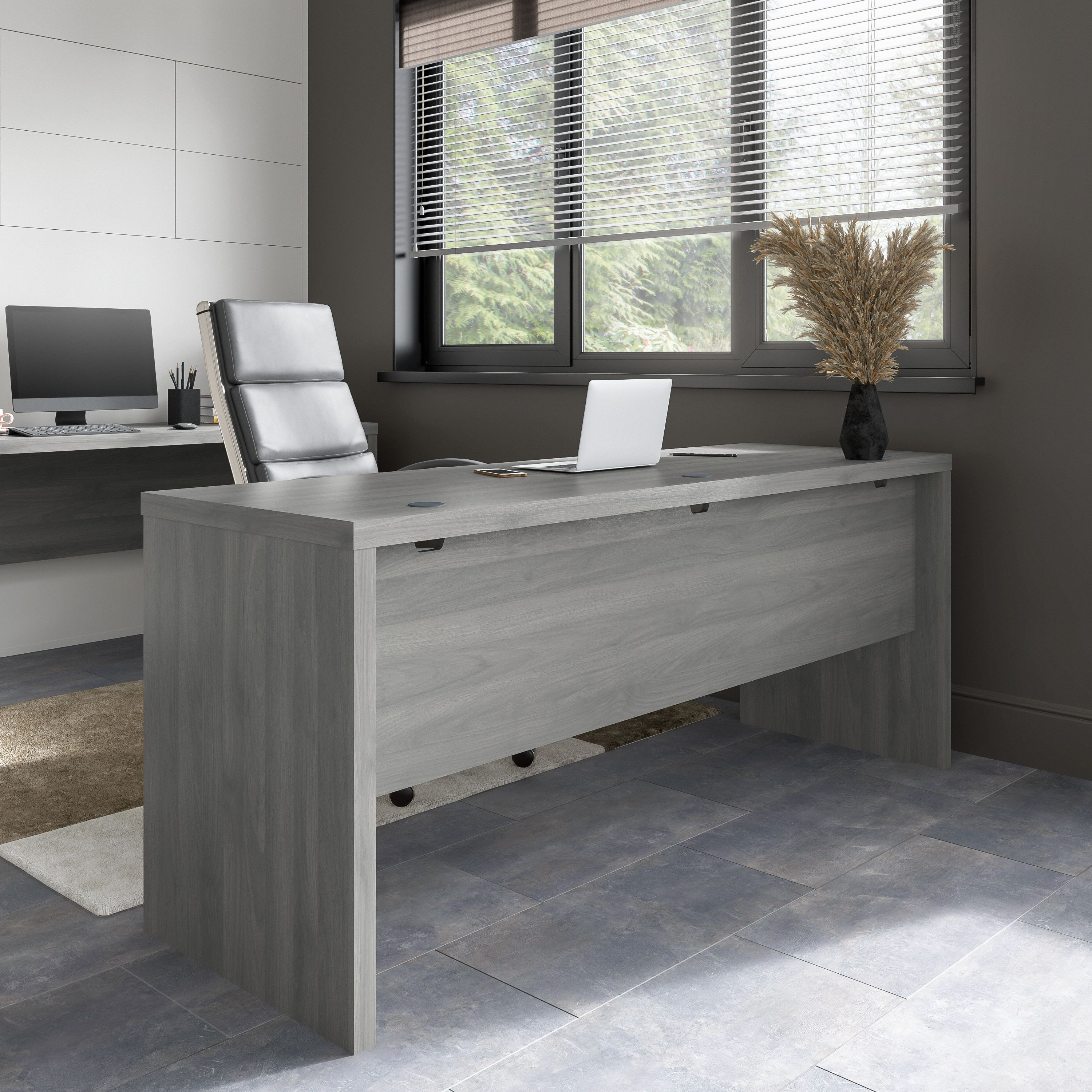 Shop Bush Business Furniture Echo 72W Computer Desk 01 KI60410-03 #color_modern gray