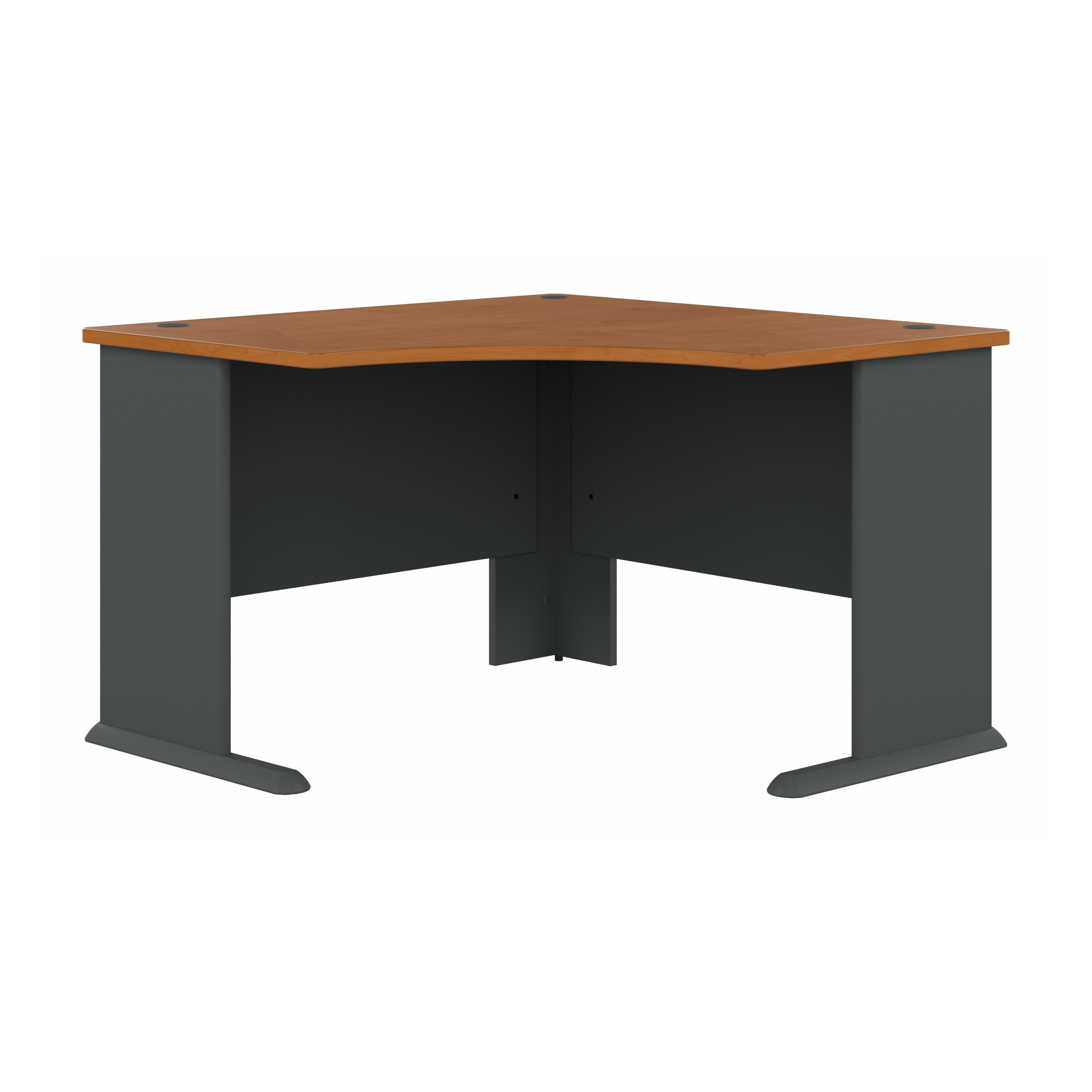 Shop Bush Business Furniture Series A 48W Corner Desk 02 WC57466 #color_natural cherry/slate